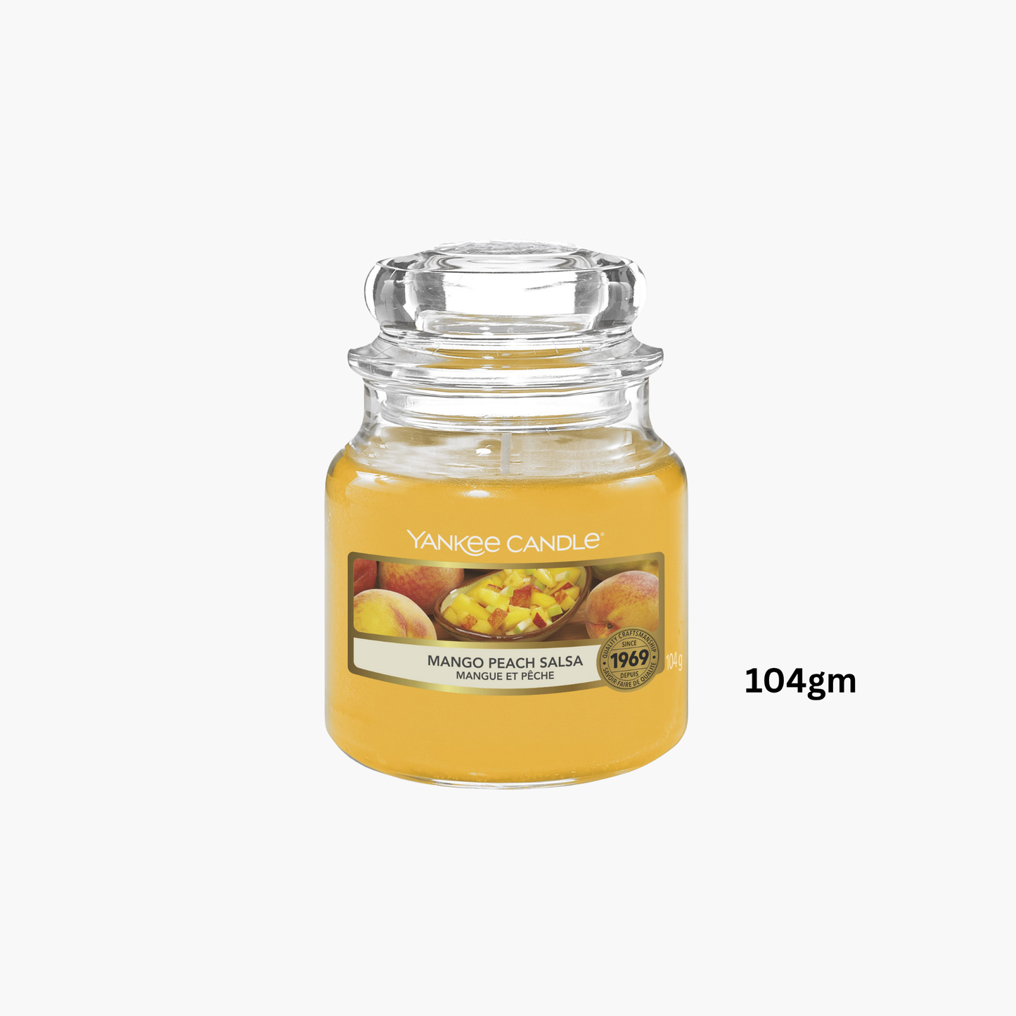 Yankee Mango Peach Salsa Scented Candle 104gm