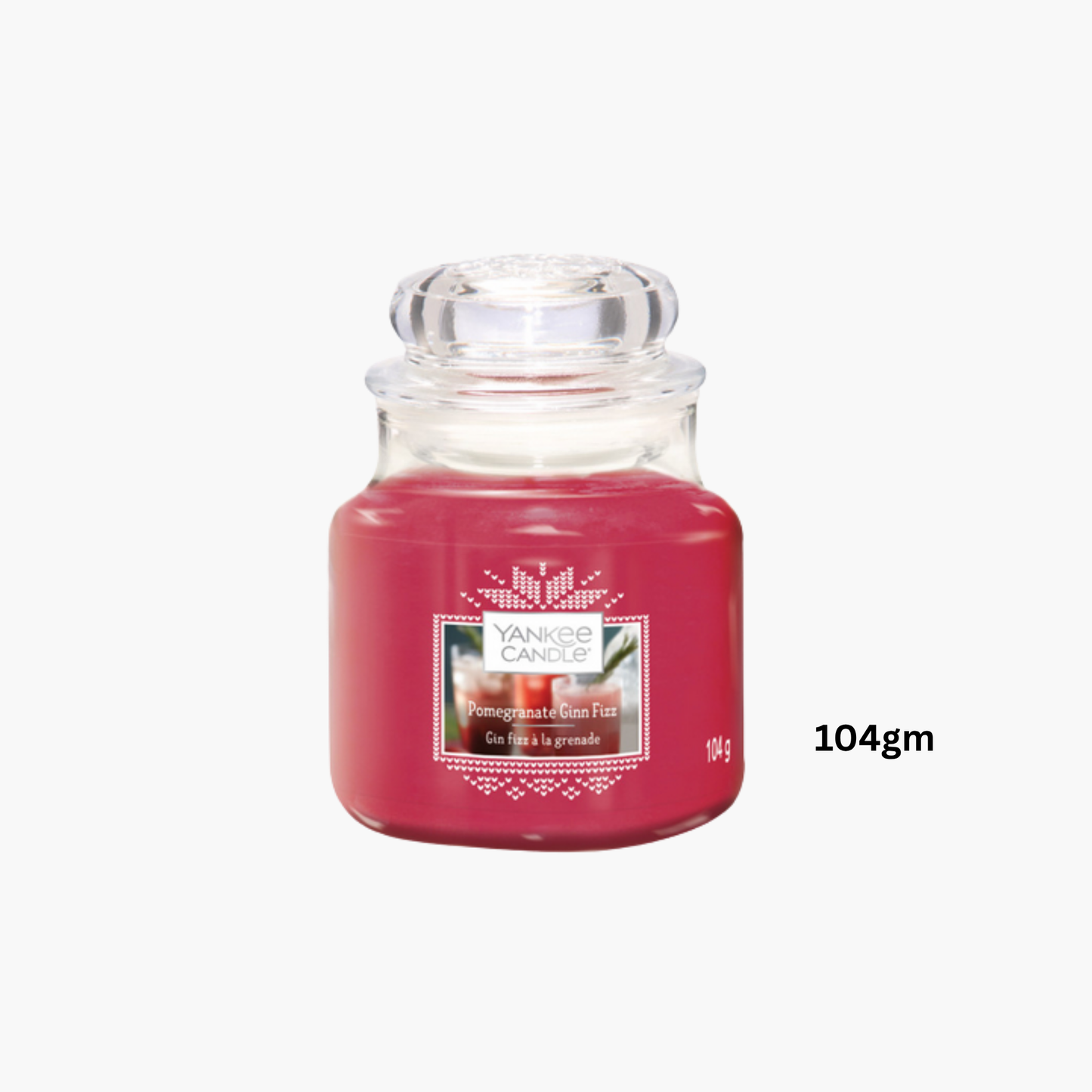 Yankee Pomegranate Gin Fizz Scented Candle 104gm