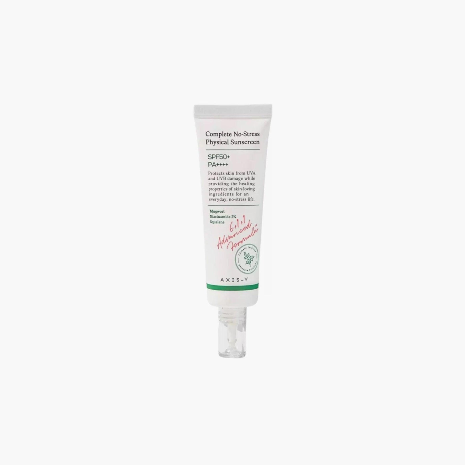 AXIS-Y Complete No-Stress Physical Sunscreen 50ml - TheSkinFit