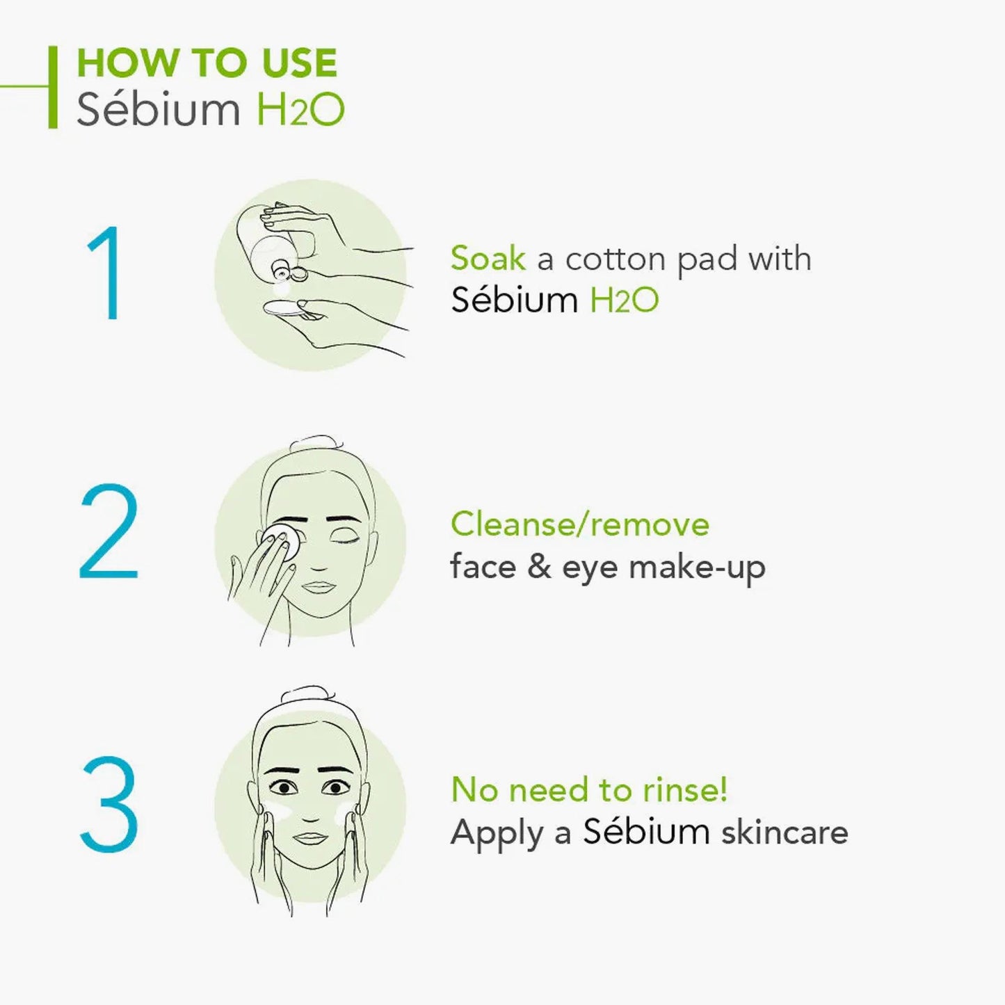 BIODERMA Sebium H2O Micellar Water 100ml - TheSkinFit