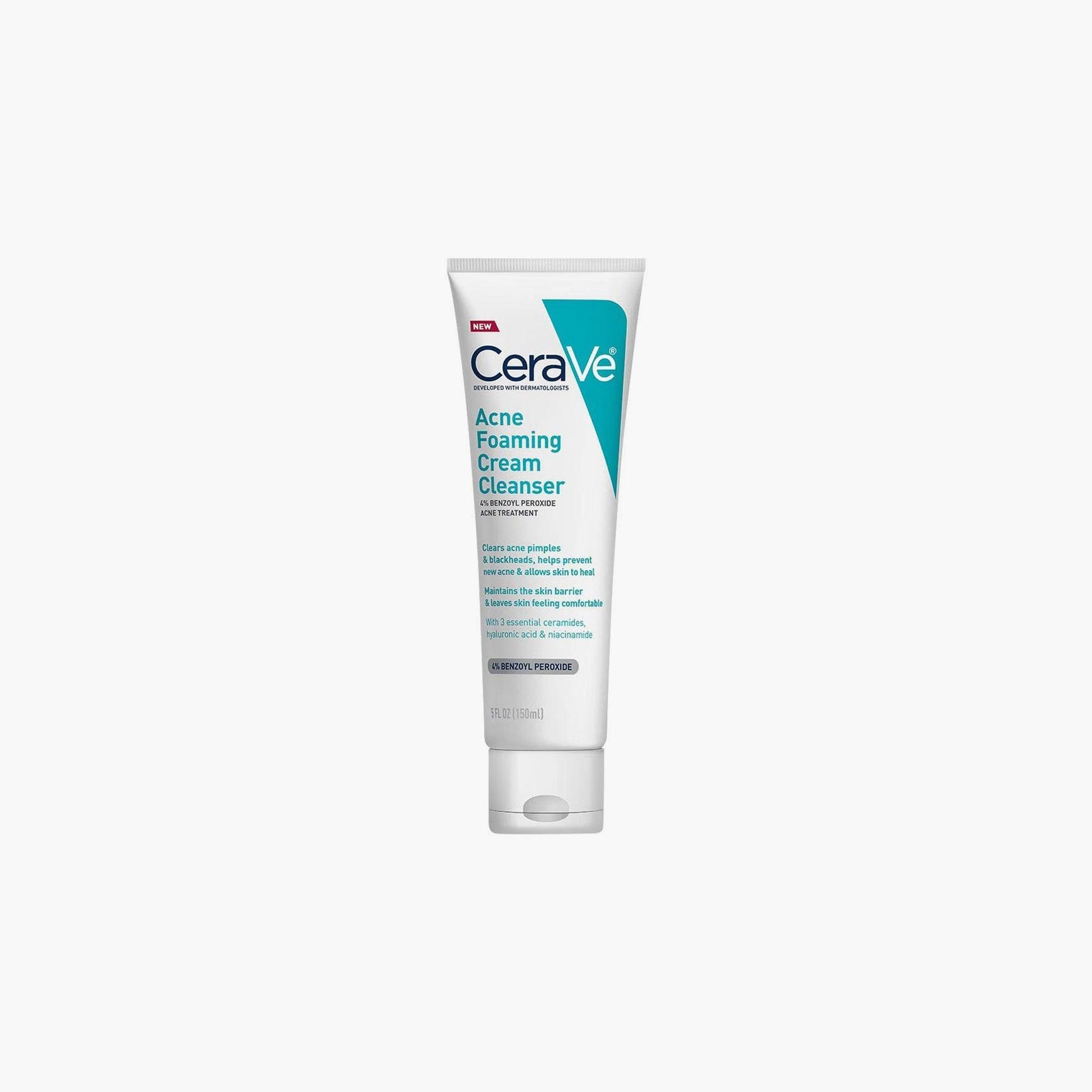CeraVe Acne Foaming Cream Cleanser 150ml - TheSkinFit