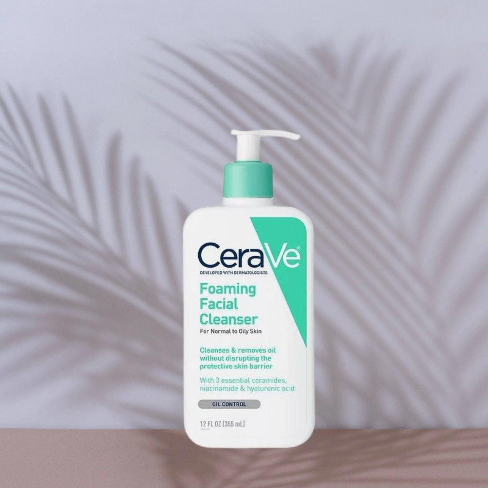 CeraVe Foaming Facial Cleanser For Normal To Oily Skin 237ml - TheSkinFit