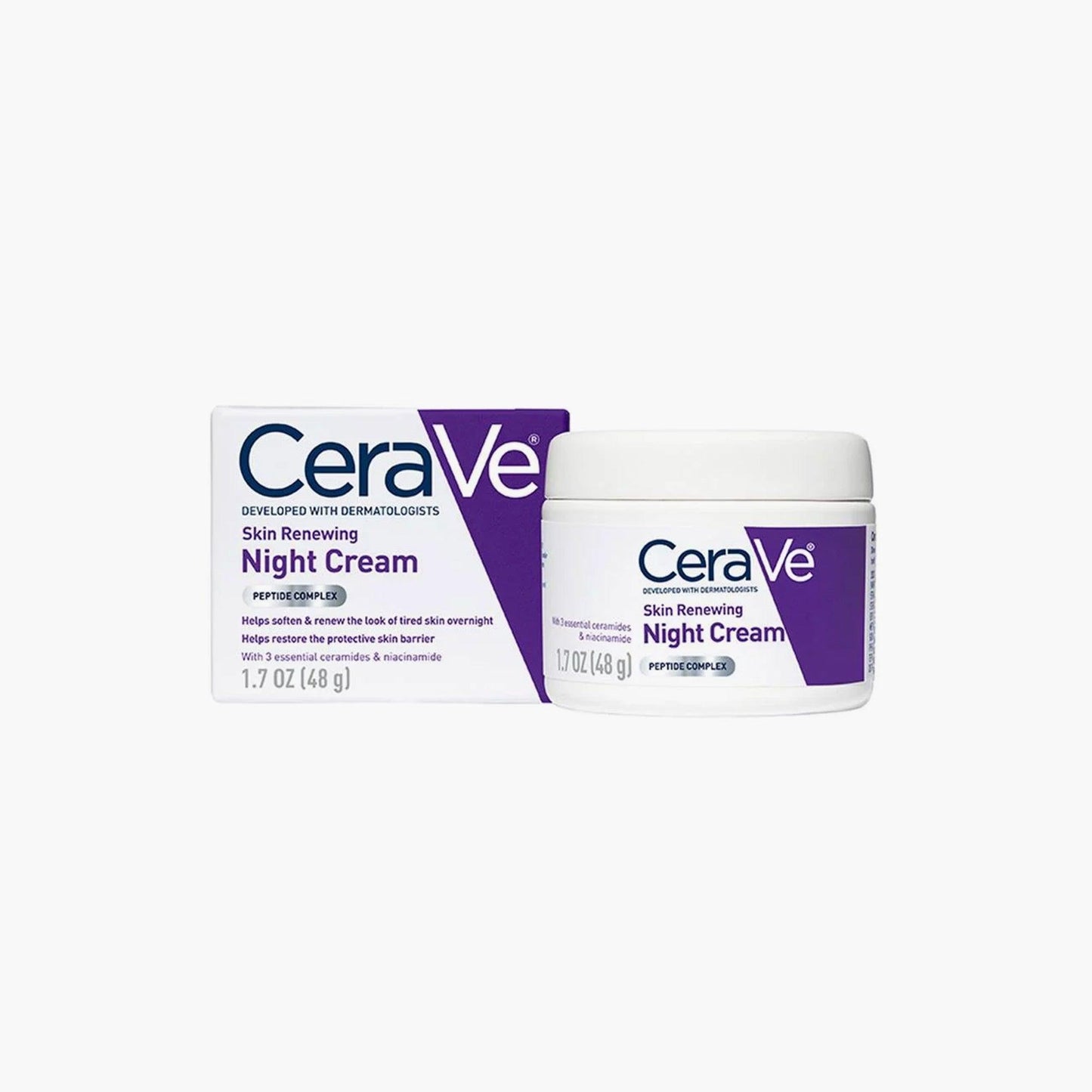 CeraVe Skin Renewing Night Cream 48gm - TheSkinFit