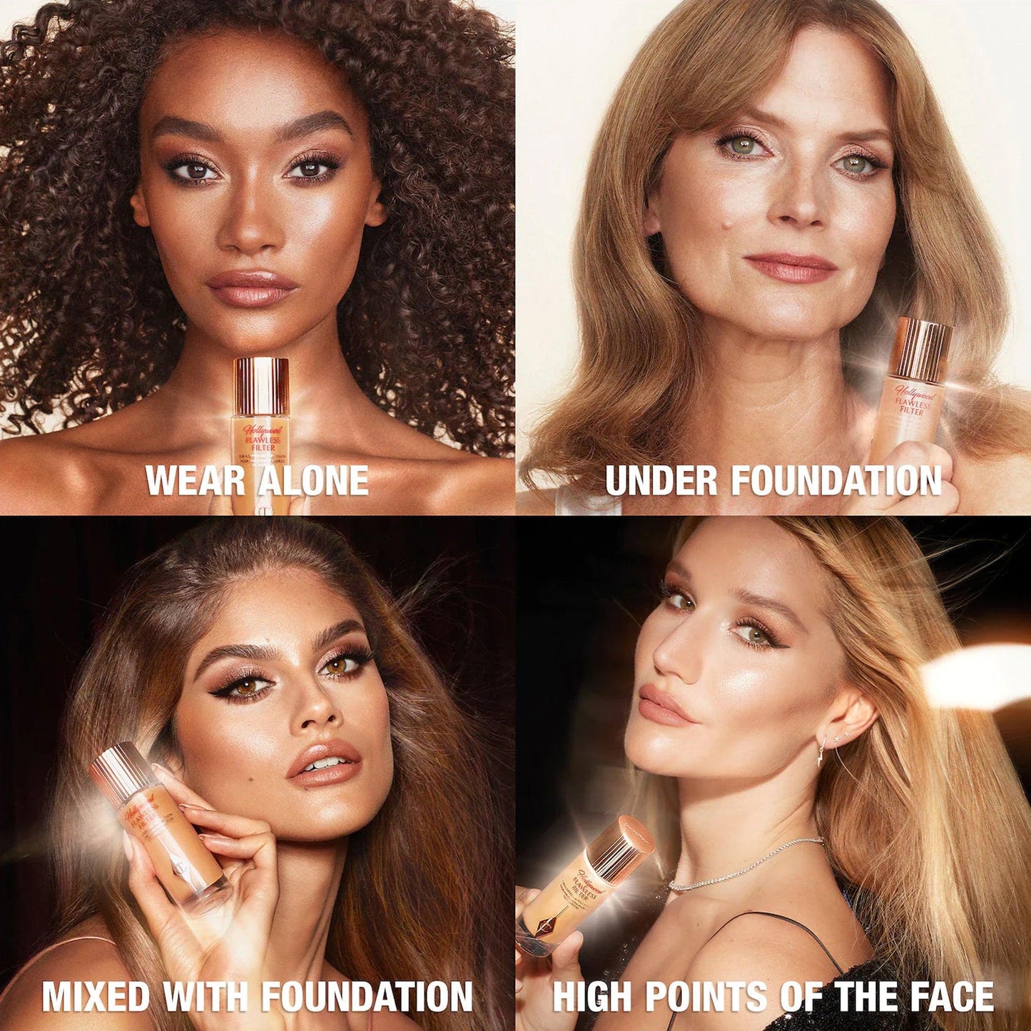 Charlotte Tilbury Hollywood Flawless Filter Liquid Foundation 4 Medium 30ml - TheSkinFit
