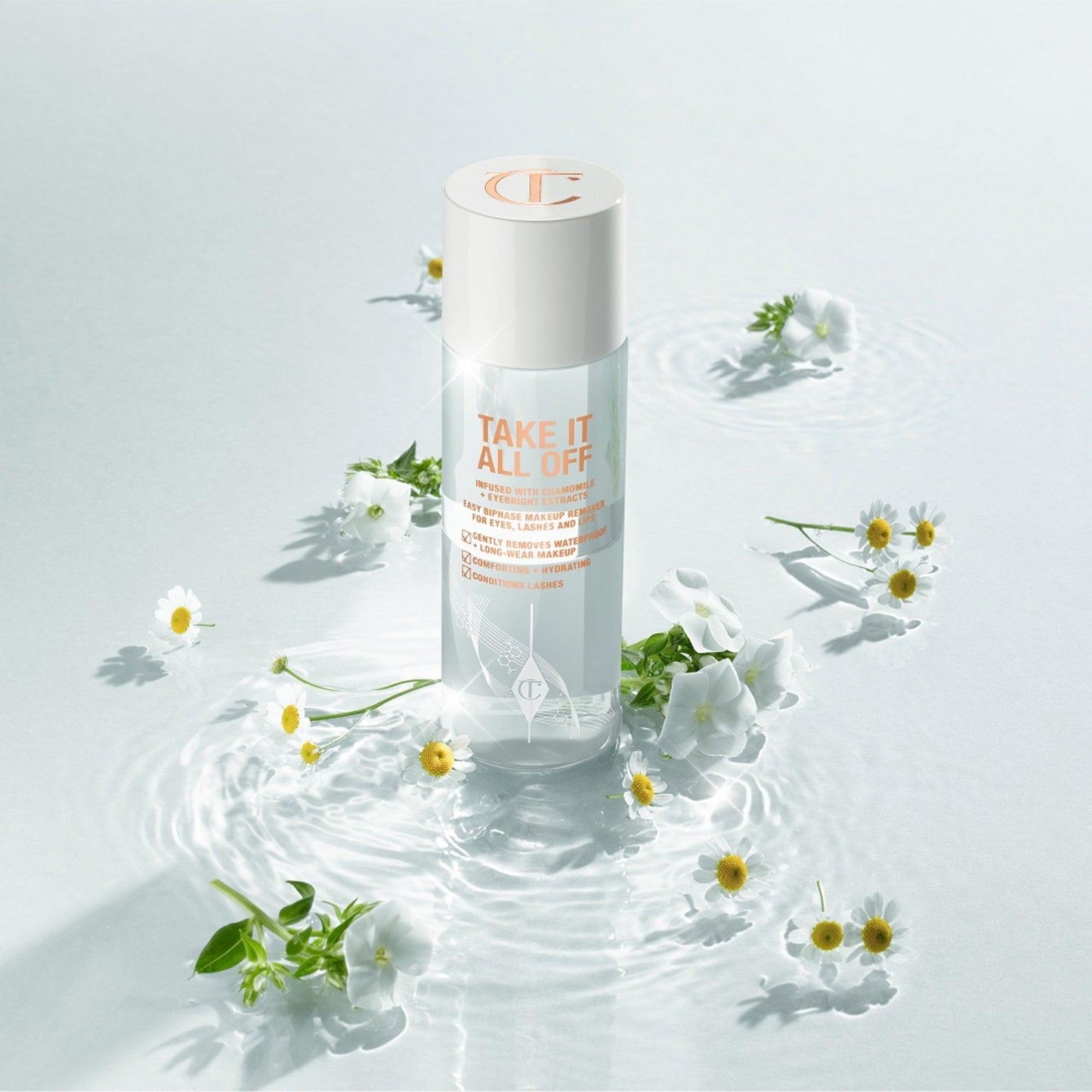 Charlotte Tilbury Take It All Off Bi-Phase Longwear Makeup Remover For Eyes, Lashes & Lips 120ml - TheSkinFit