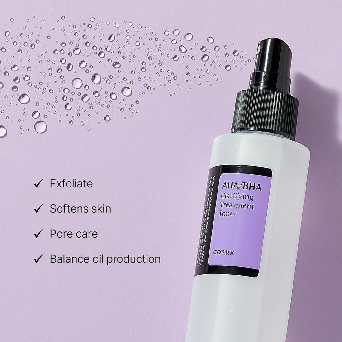 COSRX AHA BHA Clarifying Treatment Toner 100ml - TheSkinFit