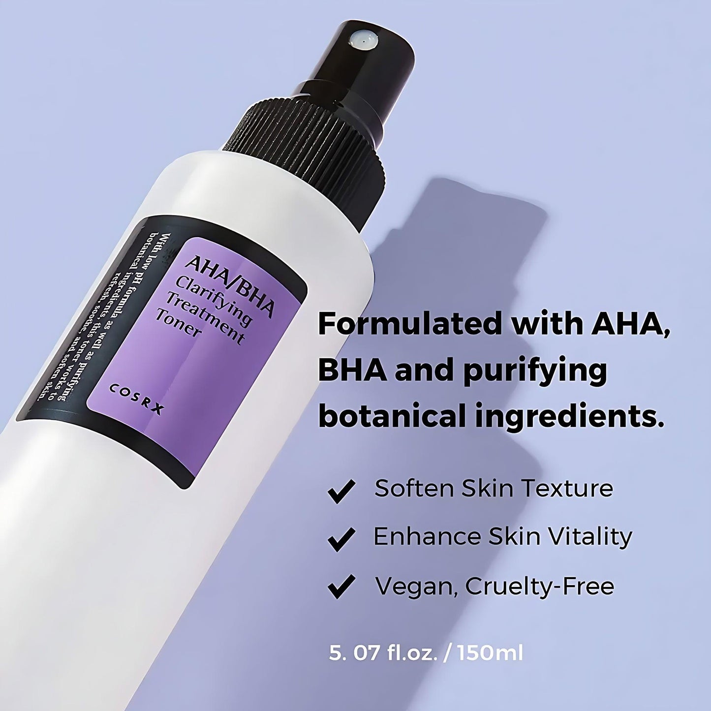 COSRX AHA BHA Clarifying Treatment Toner 150ml - TheSkinFit