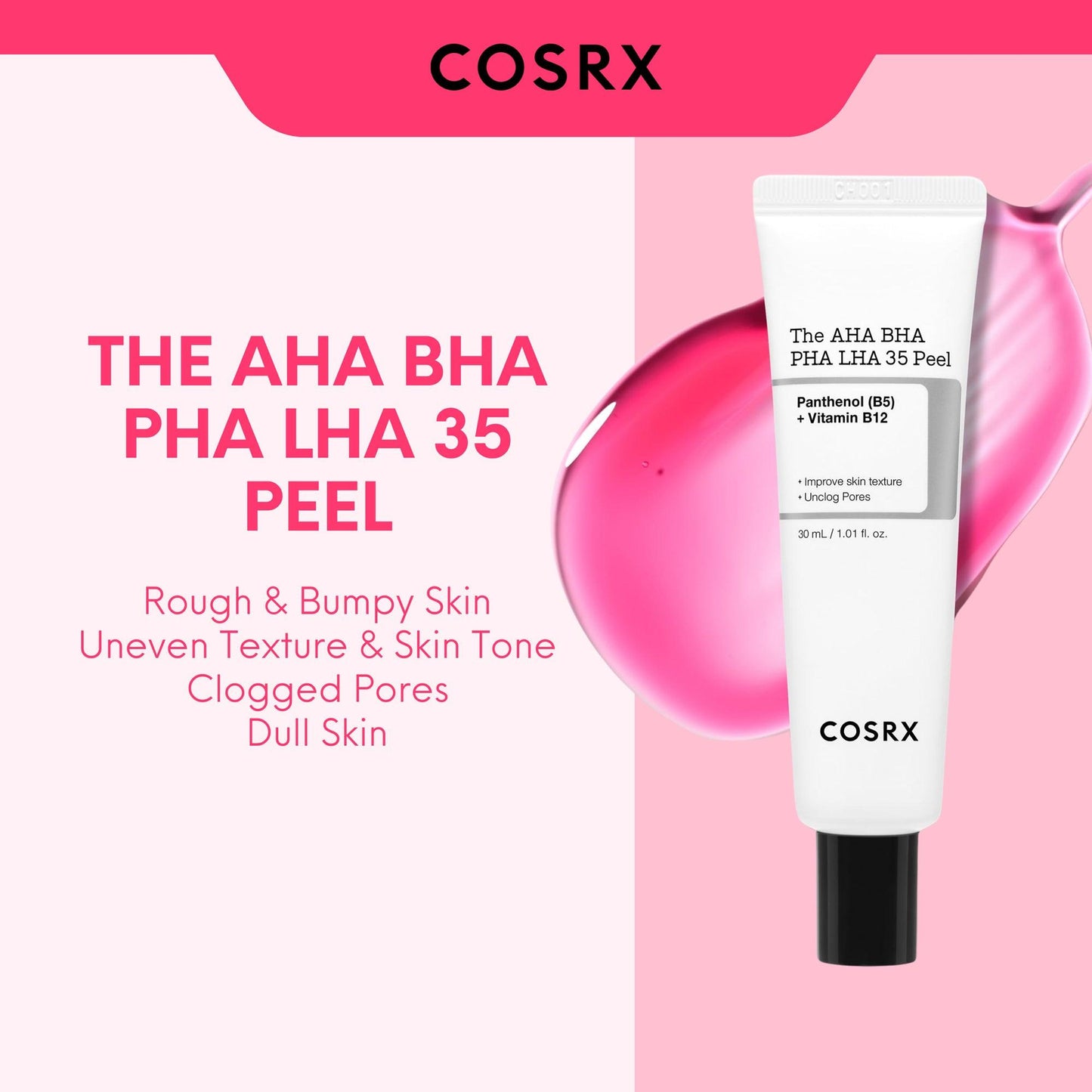 COSRX The AHA BHA PHA LHA 35 Peel 30ml - TheSkinFit
