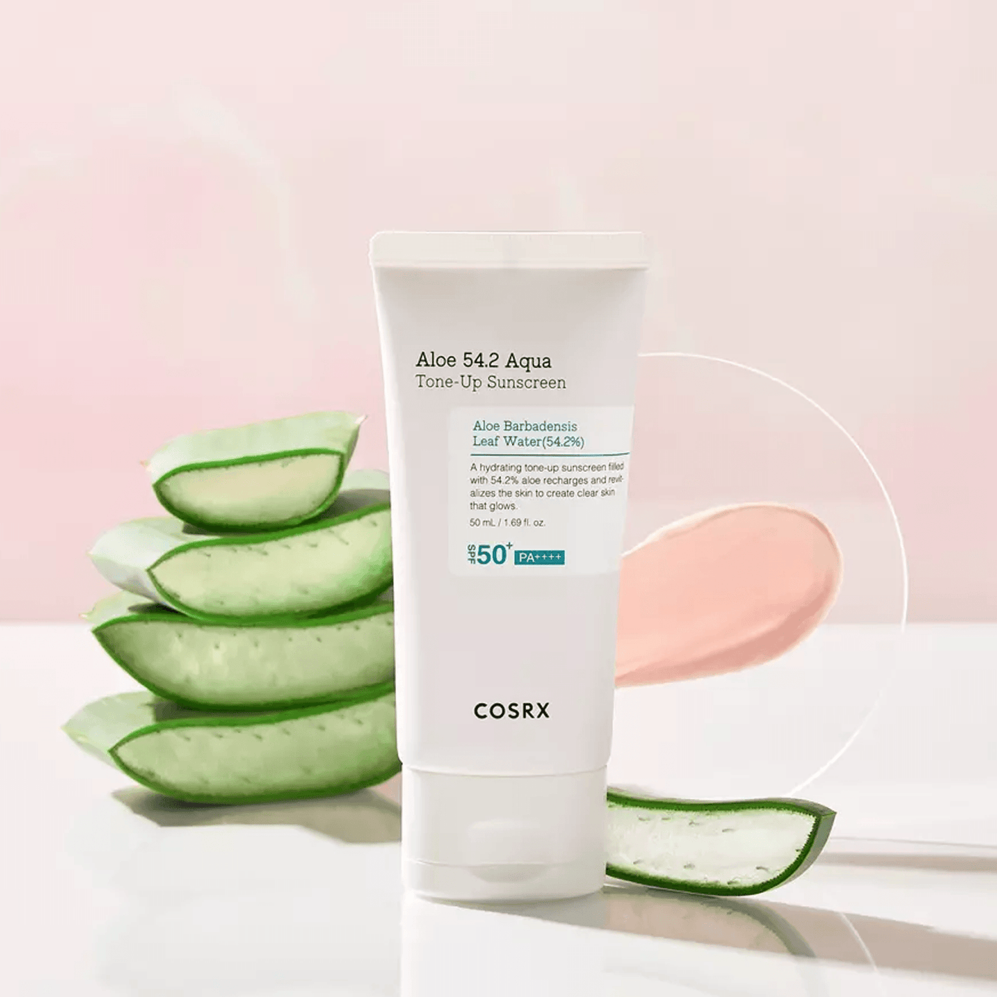 COSRX Aloe 54.2 Aqua Tone-Up Sunscreen 50ml - TheSkinFit