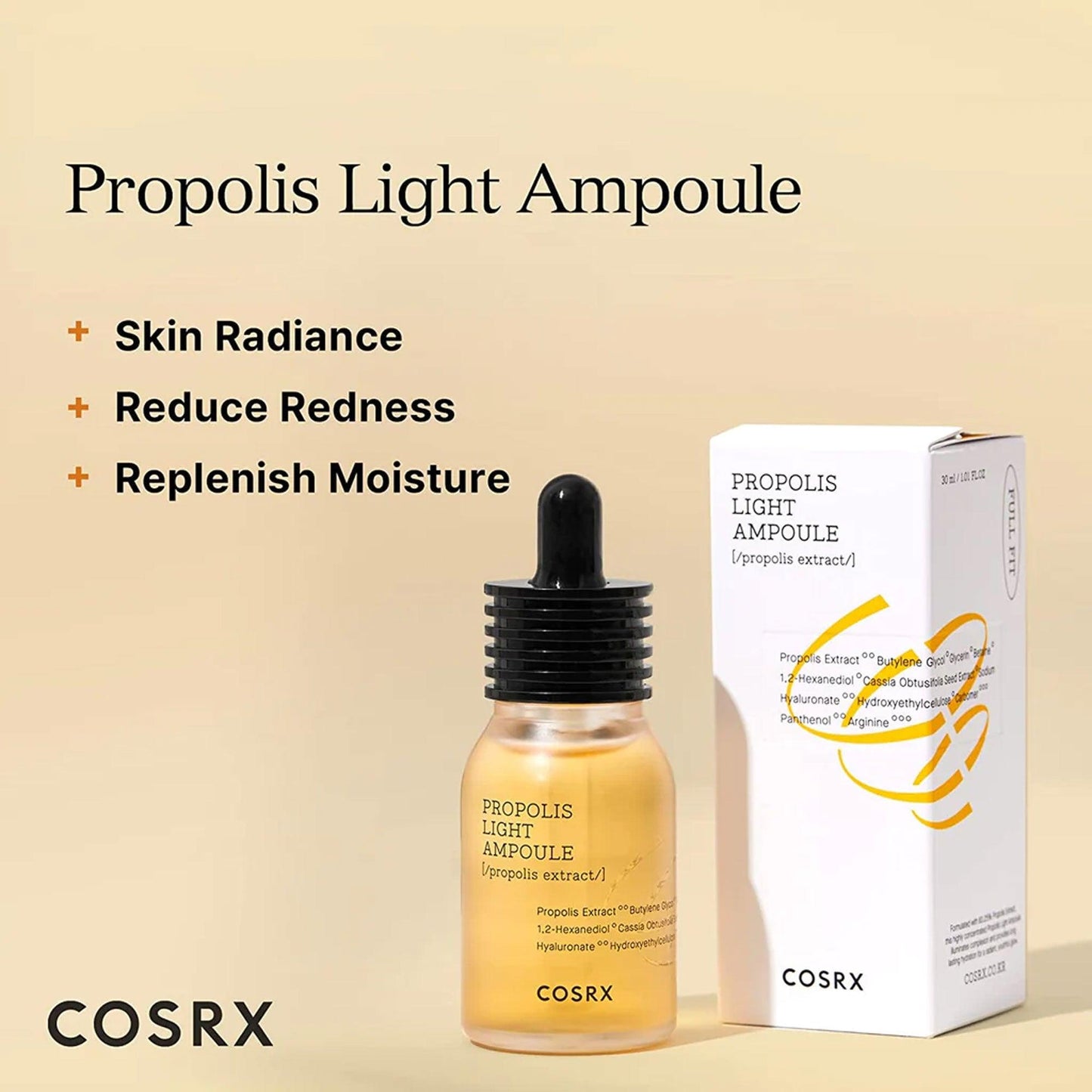 COSRX Full Fit Propolis Light Ampoule 30ml - TheSkinFit