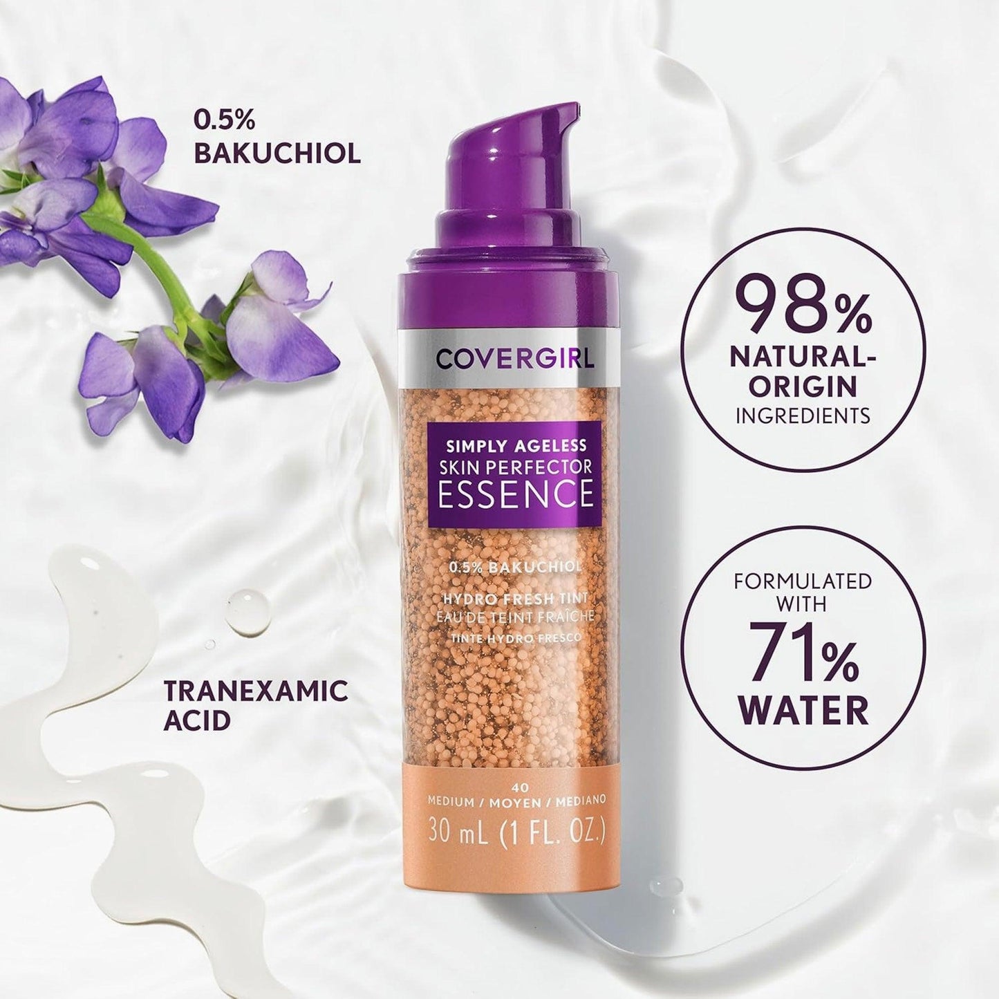 CoverGirl Simply Ageless Skin Perfector Essence 30 Light Medium 30ml - TheSkinFit
