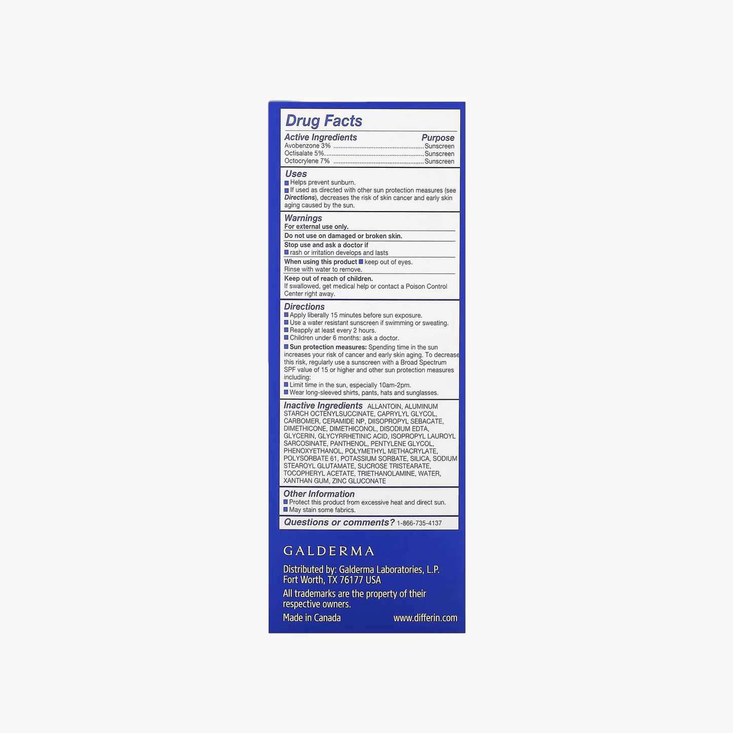 Differin Oil Absorbing Moisturizer with Sunscreen Broad Spectrum SPF30 118ml - TheSkinFit