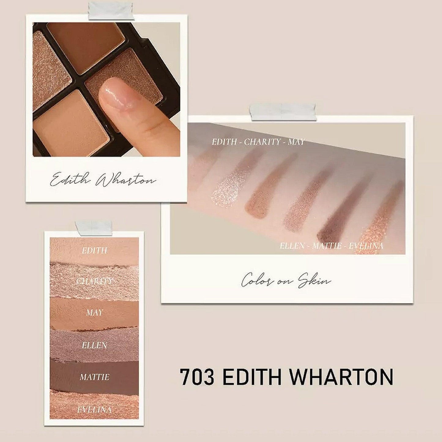 Dinto Blur Finish Eyeshadow 703 Edith Wharton 6gm - TheSkinFit