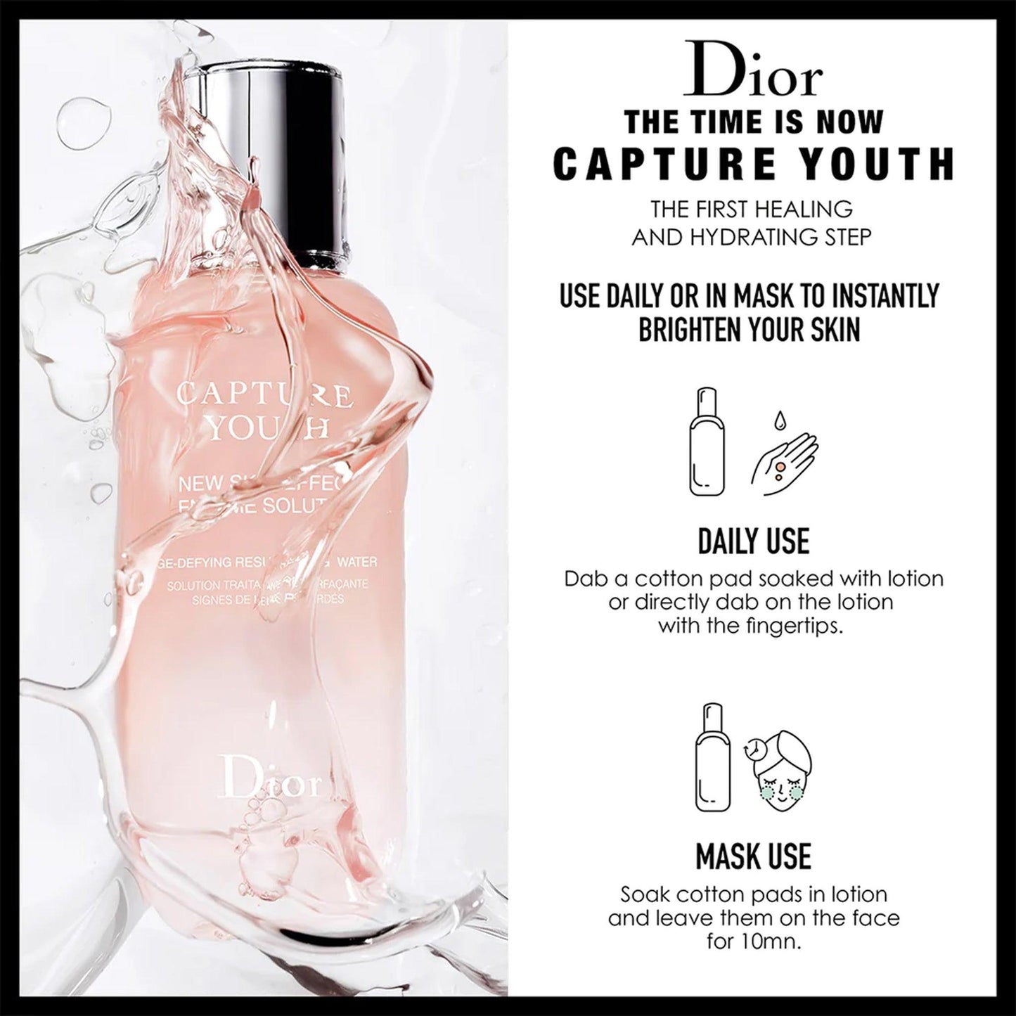 Dior Capture Youth New Skin Effect Enzyme Solution Age-Delay Resurfacing Water 150ml - TheSkinFit