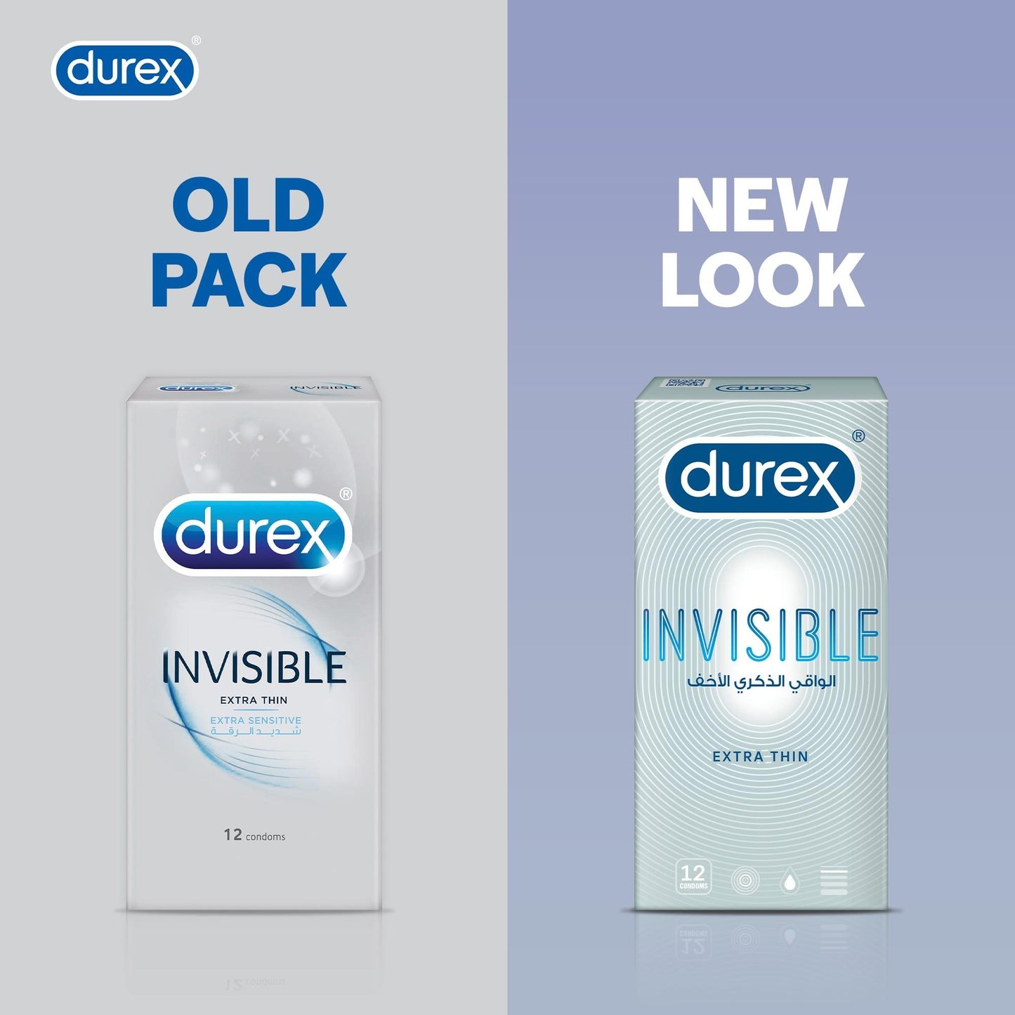 Durex Invisible Extra Thin 3 Pieces - TheSkinFit