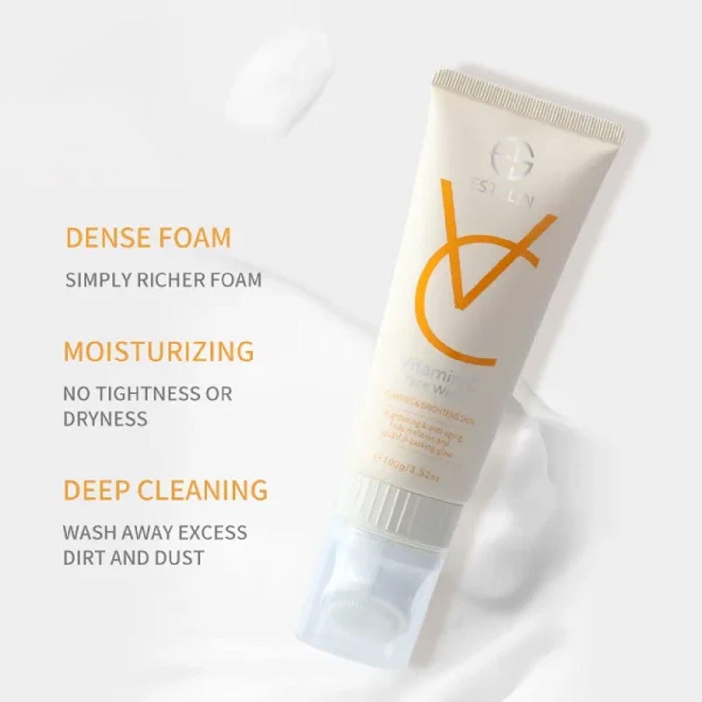 Estelin Vitamin C Face Wash 100gm - TheSkinFit