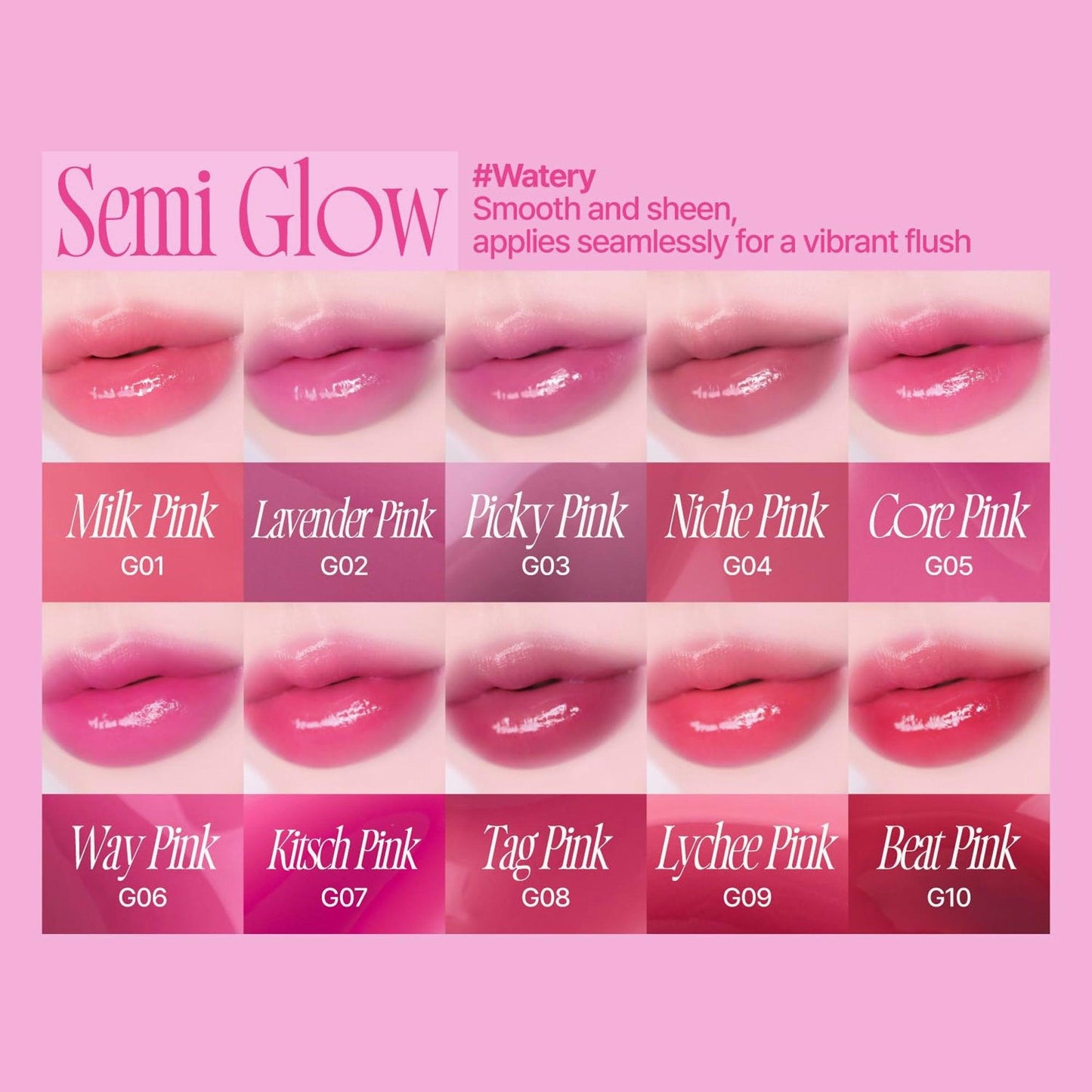 Fwee Pink Obsession Stay-Fit Lip Tint G04 Niche Pink 3.8gm - TheSkinFit