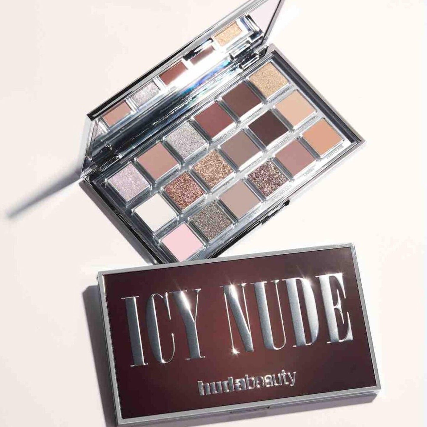Huda Beauty Icy Nude Eyeshadow Palette 16gm - TheSkinFit