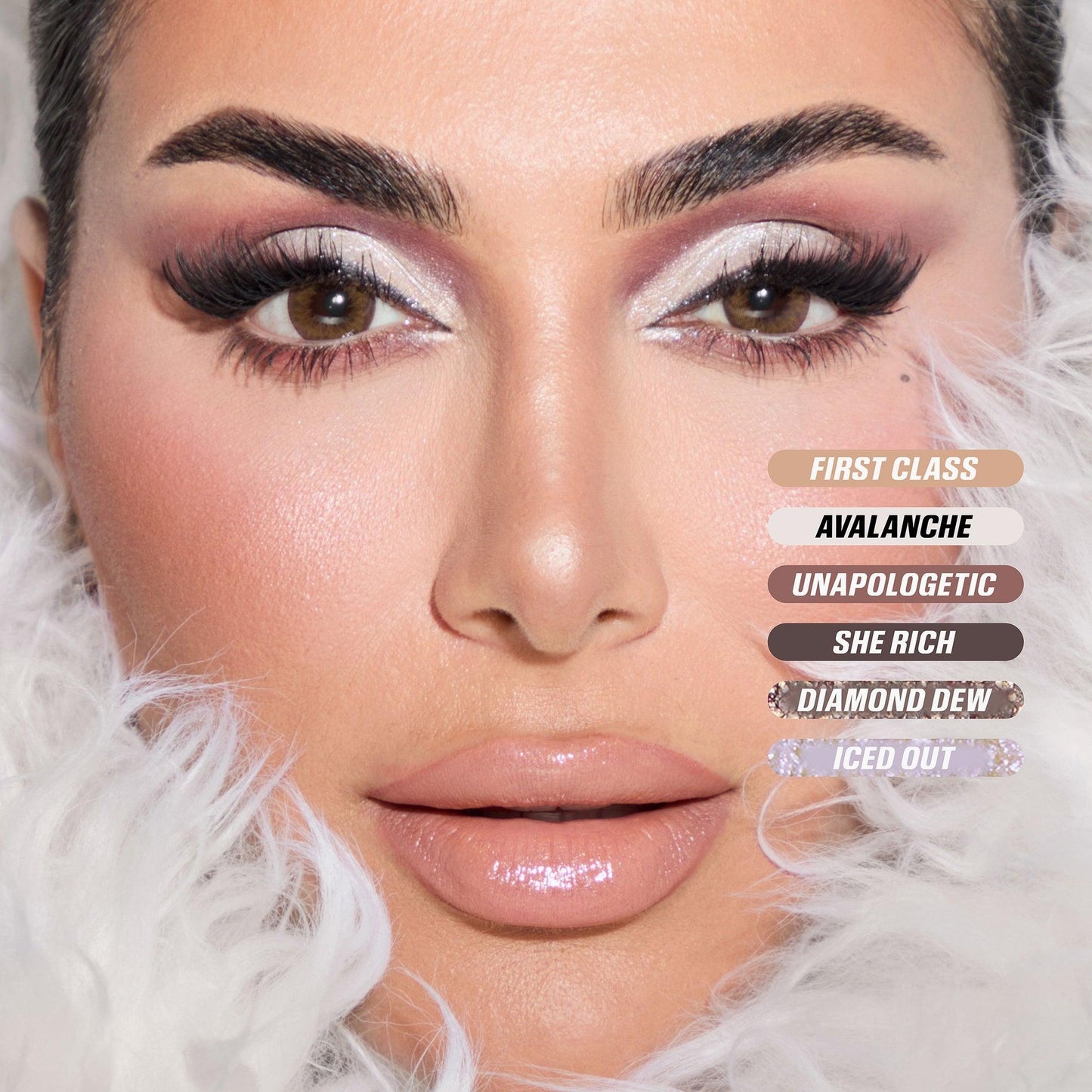 Huda Beauty Icy Nude Eyeshadow Palette 16gm - TheSkinFit