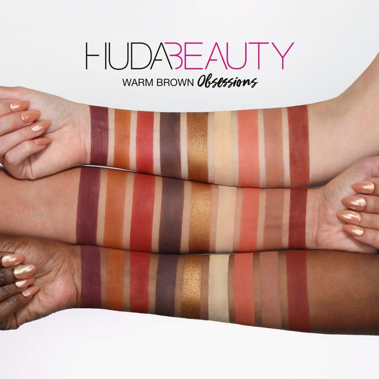 Huda Beauty Obsessions Eyeshadow Palette Warm Brown 1 Piece - TheSkinFit
