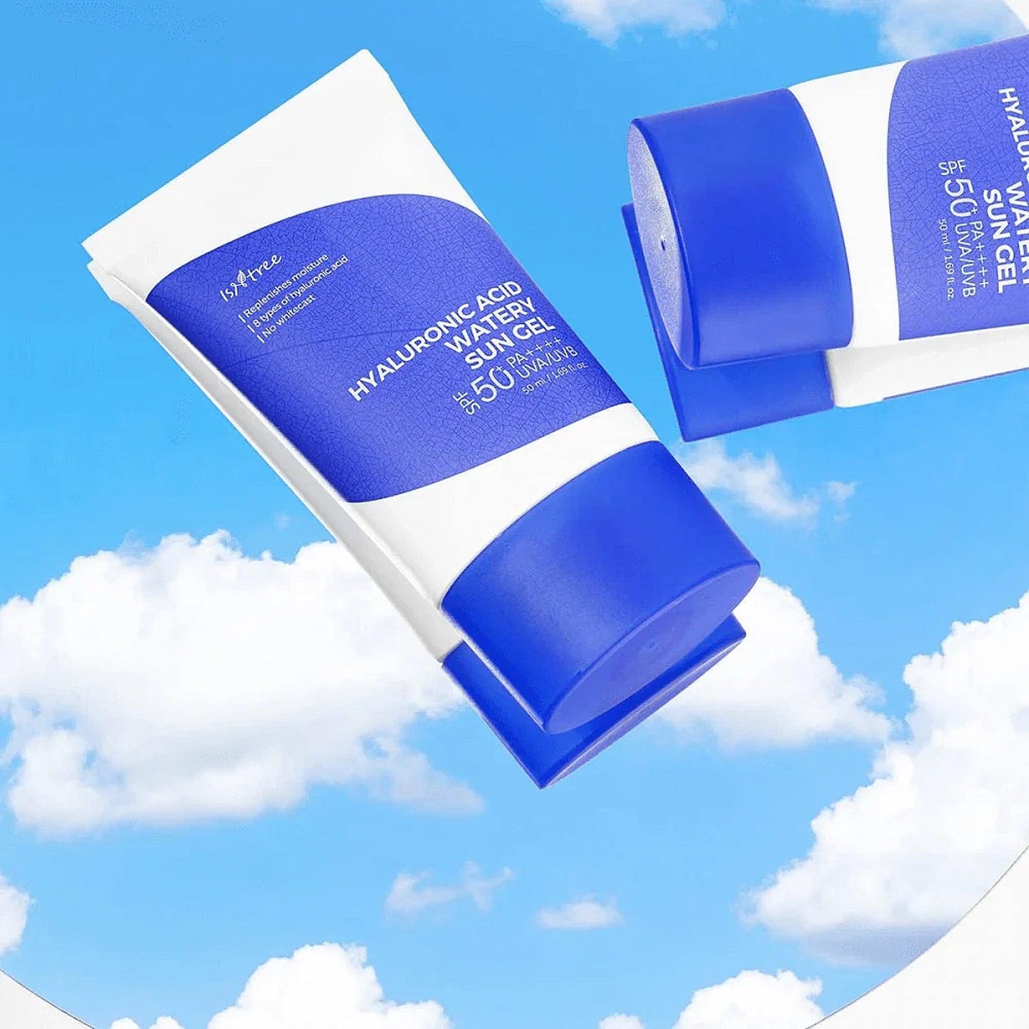 Isntree Hyaluronic Acid Watery Sun Gel SPF50+ PA++++ 50ml Without Box - TheSkinFit