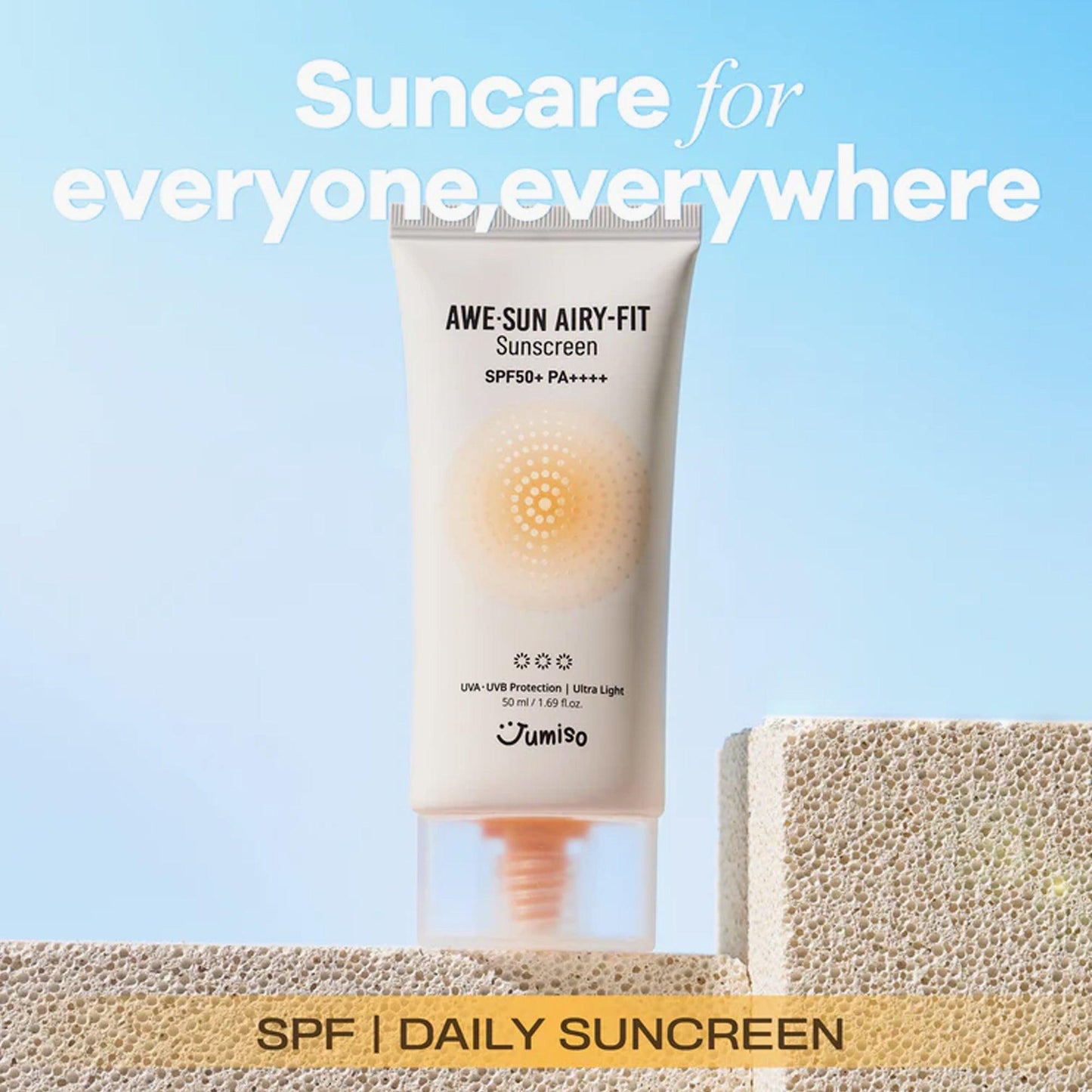 Jumiso Awe Sun Airy-Fit Sunscreen SPF50+ PA++++ 50ml - TheSkinFit