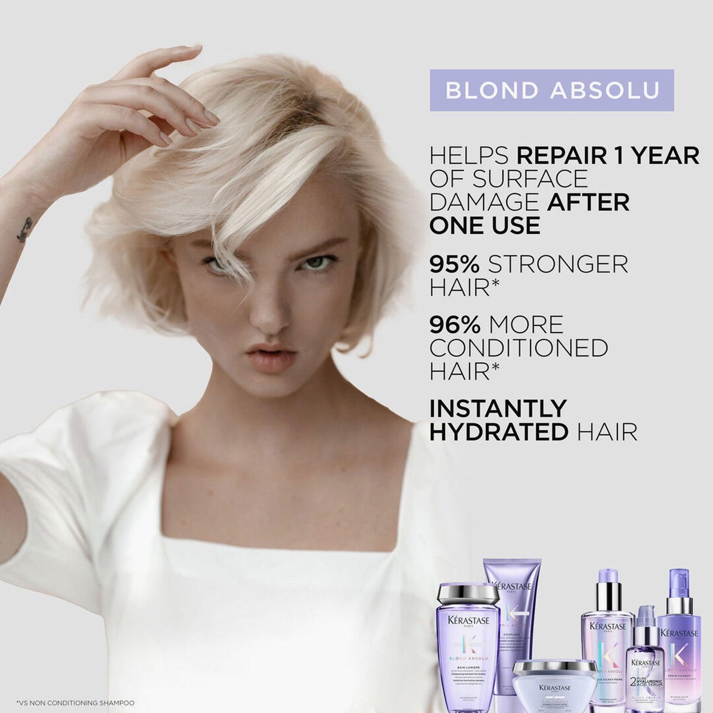 Kerastase Blond Absolu Masque Ultra-Violet For Blonde Hair 200ml - TheSkinFit