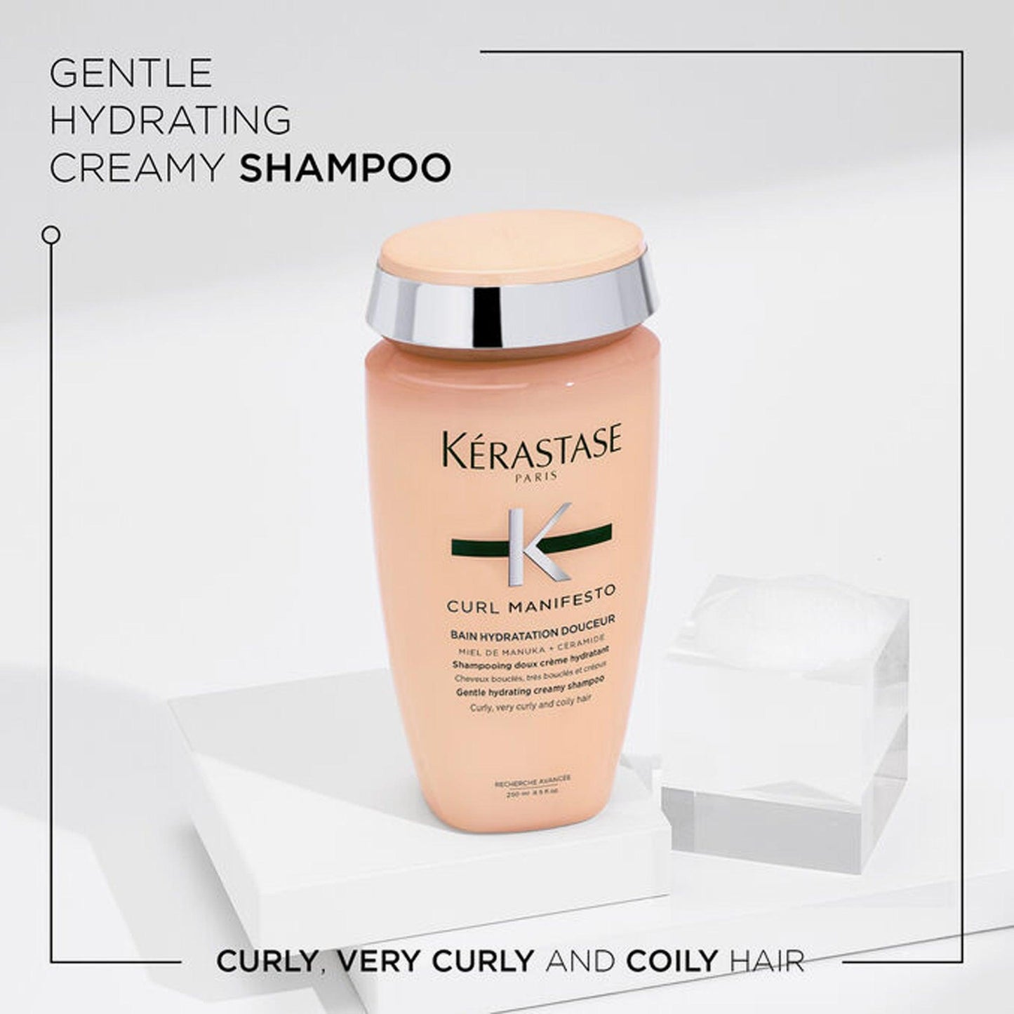 Kerastase Curl Manifesto Bain Hydratation Douceur Hydrating Creamy Shampoo For Curly Hair 250ml - TheSkinFit