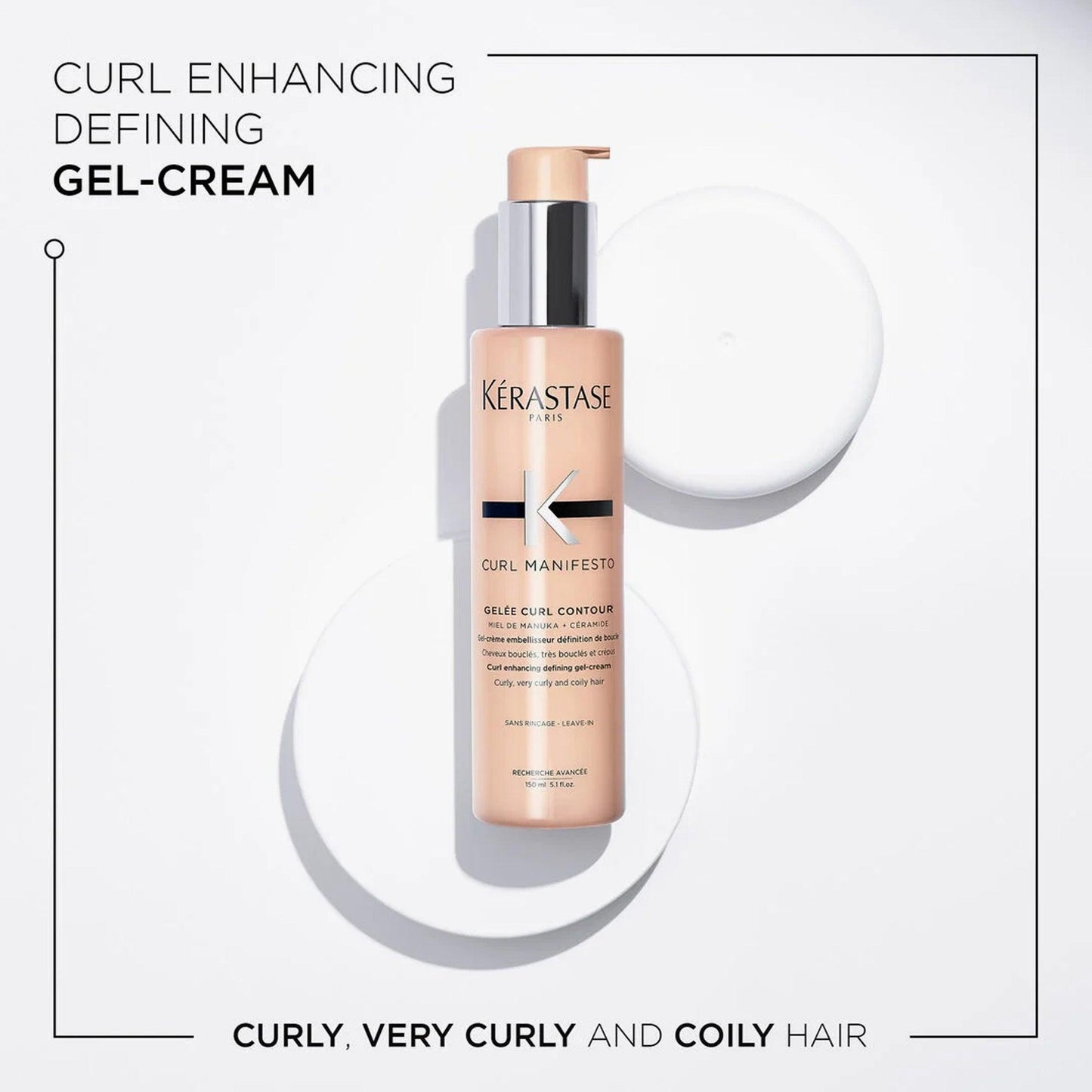 Kerastase Curl Manifesto Gelee Curl Contour Curl Enhancing Gel Cream For Curly Hair 150ml - TheSkinFit