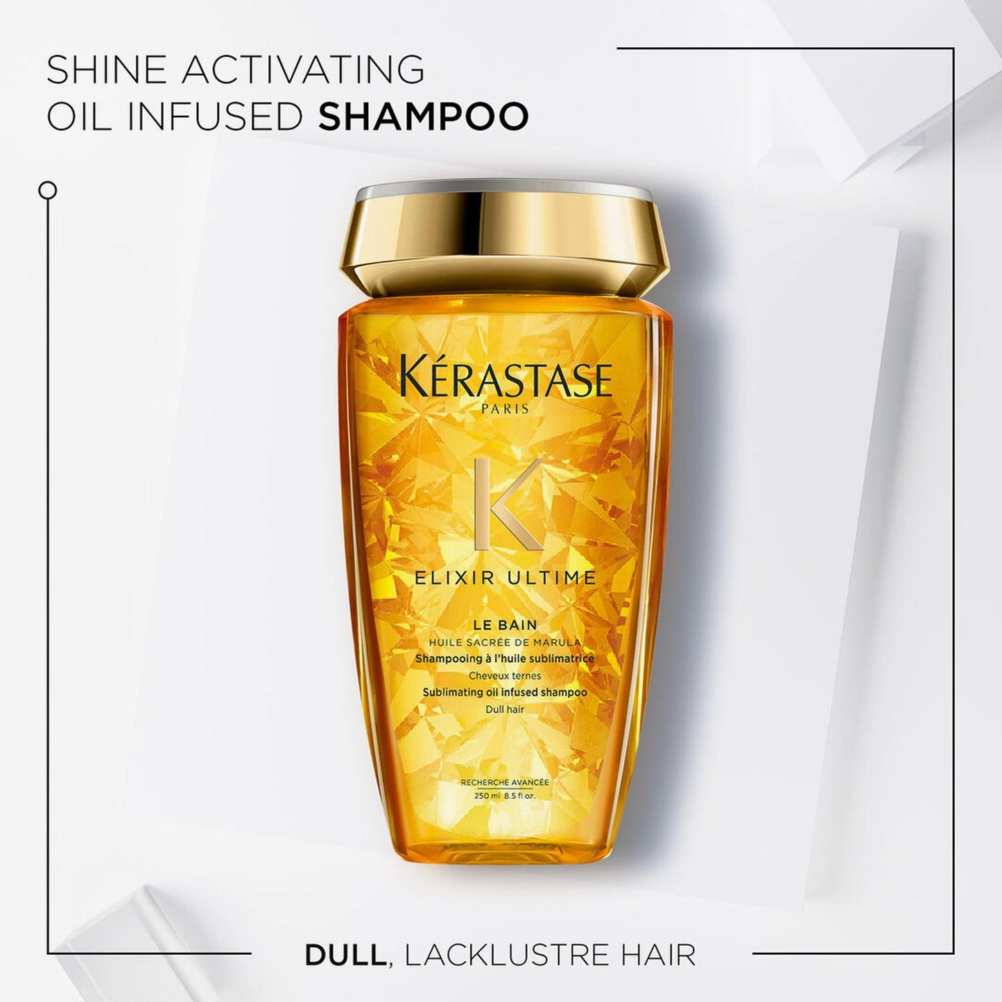 Kerastase Elixir Ultime Le Bain Sublimating Oil Infused Shampoo For Dull Hair 250ml - TheSkinFit