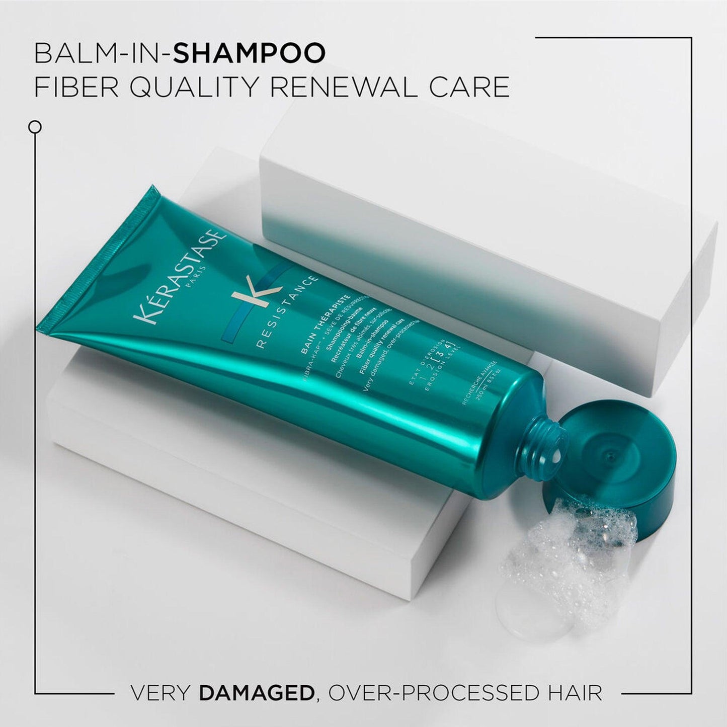 Kerastase Resistance Bain Therapiste Balm-In Shampoo For Damaged Hair 250ml - TheSkinFit