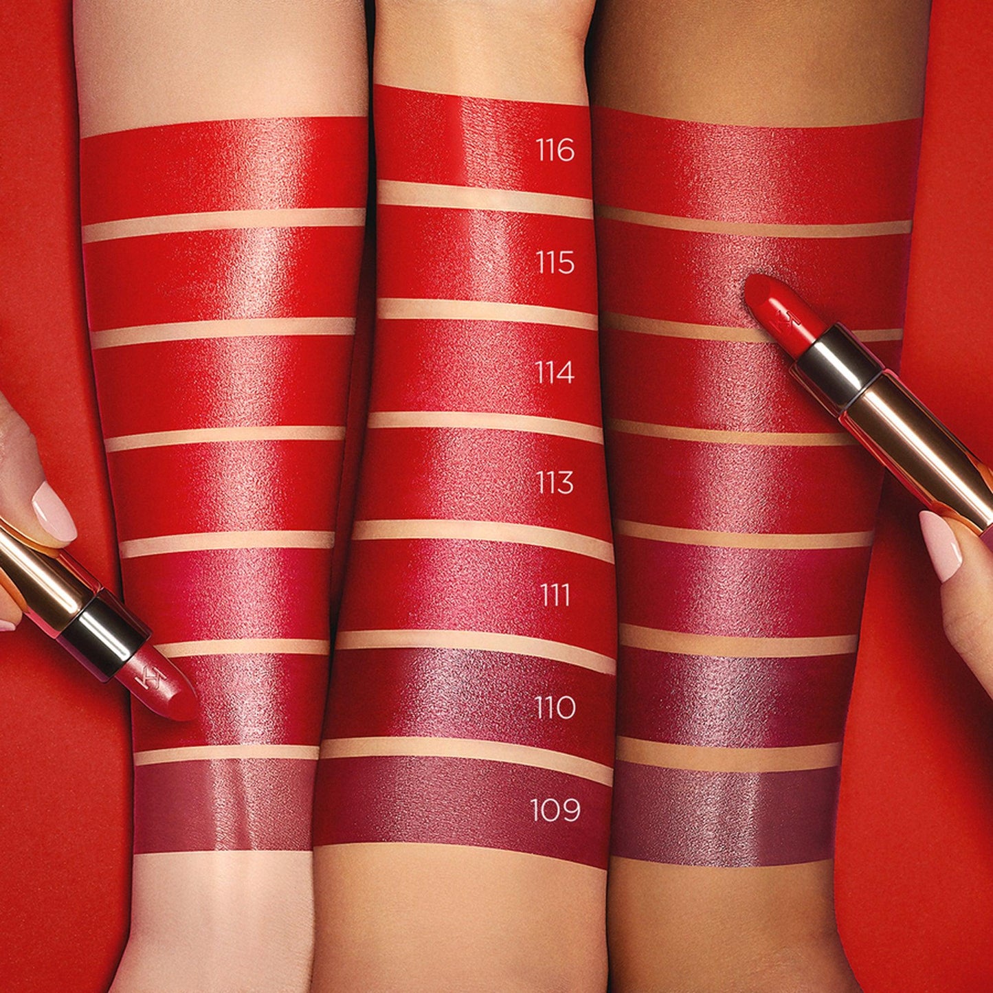 Kiko Milano Gossamer Emotion Creamy Lipstick 113 Pearly Tulip Red 3.5gm - TheSkinFit