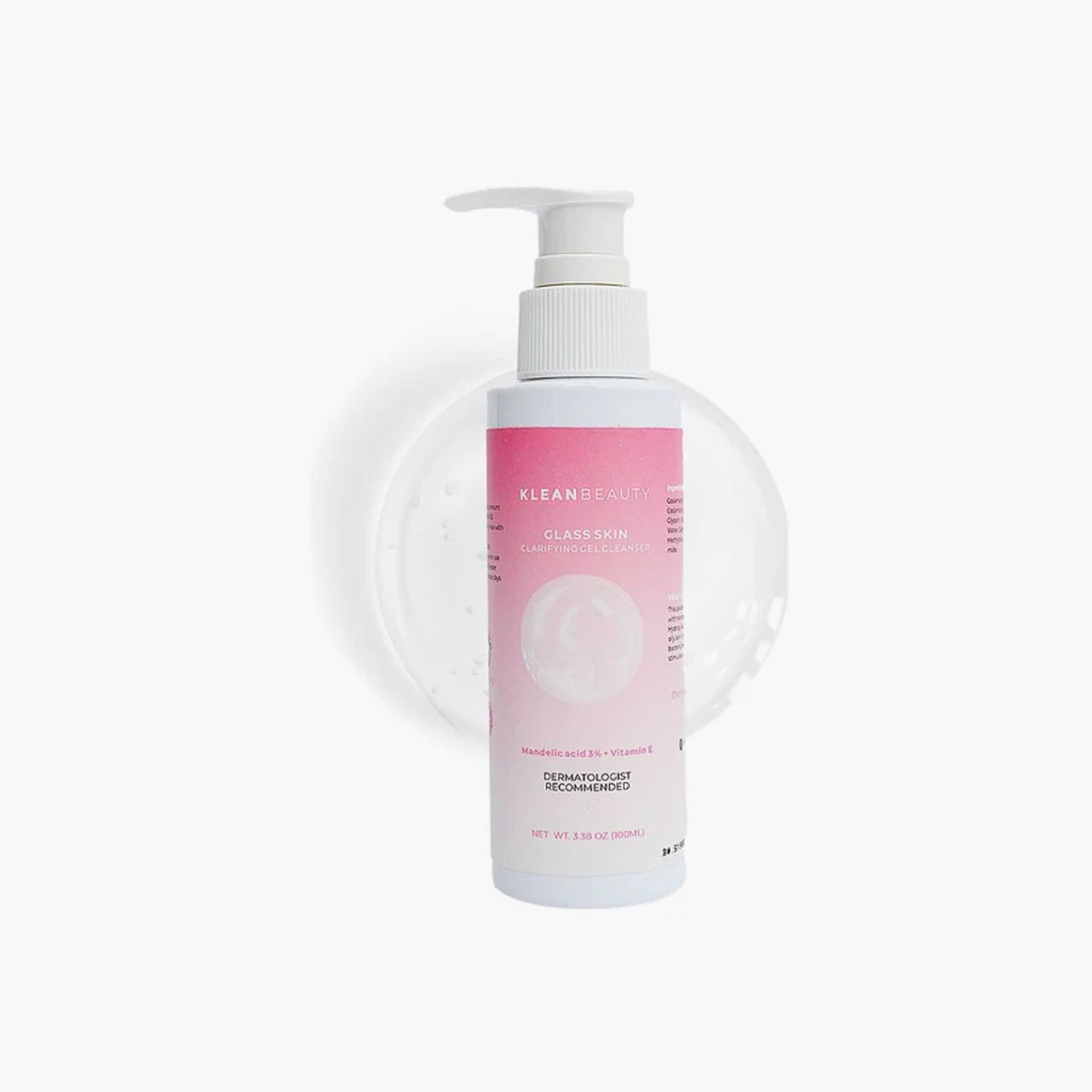 Klean Beauty Glass Skin Clarifying Gel Cleanser Pump 100ml