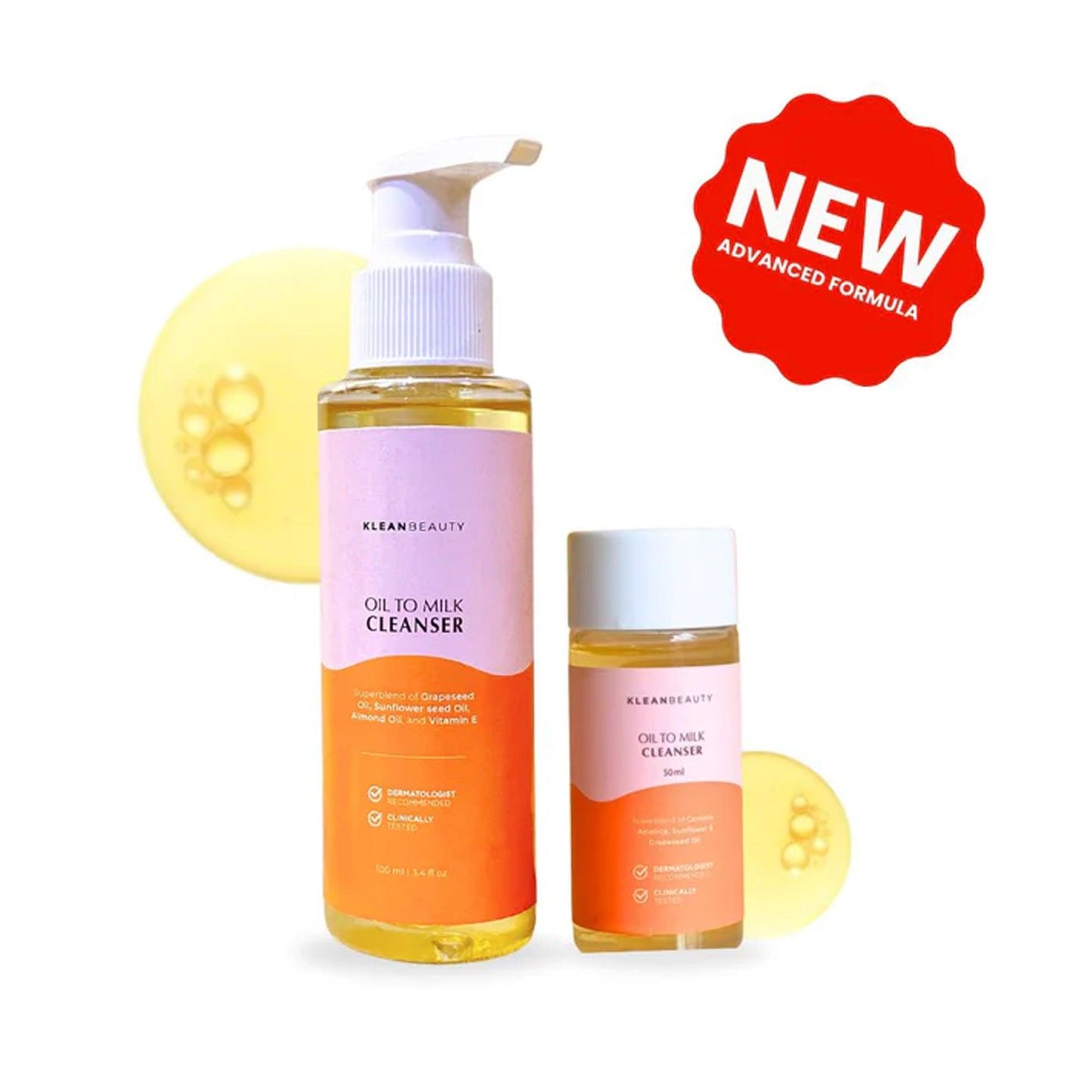 Klean Beauty Oil To Milk Cleanser 120ml