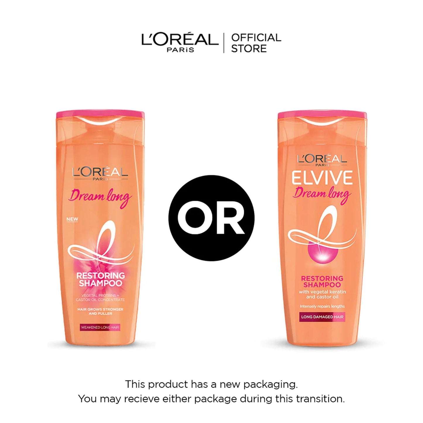 L'Oreal Paris Elvive Dream Long Restoring Shampoo For Long Damaged Hair 360ml - TheSkinFit
