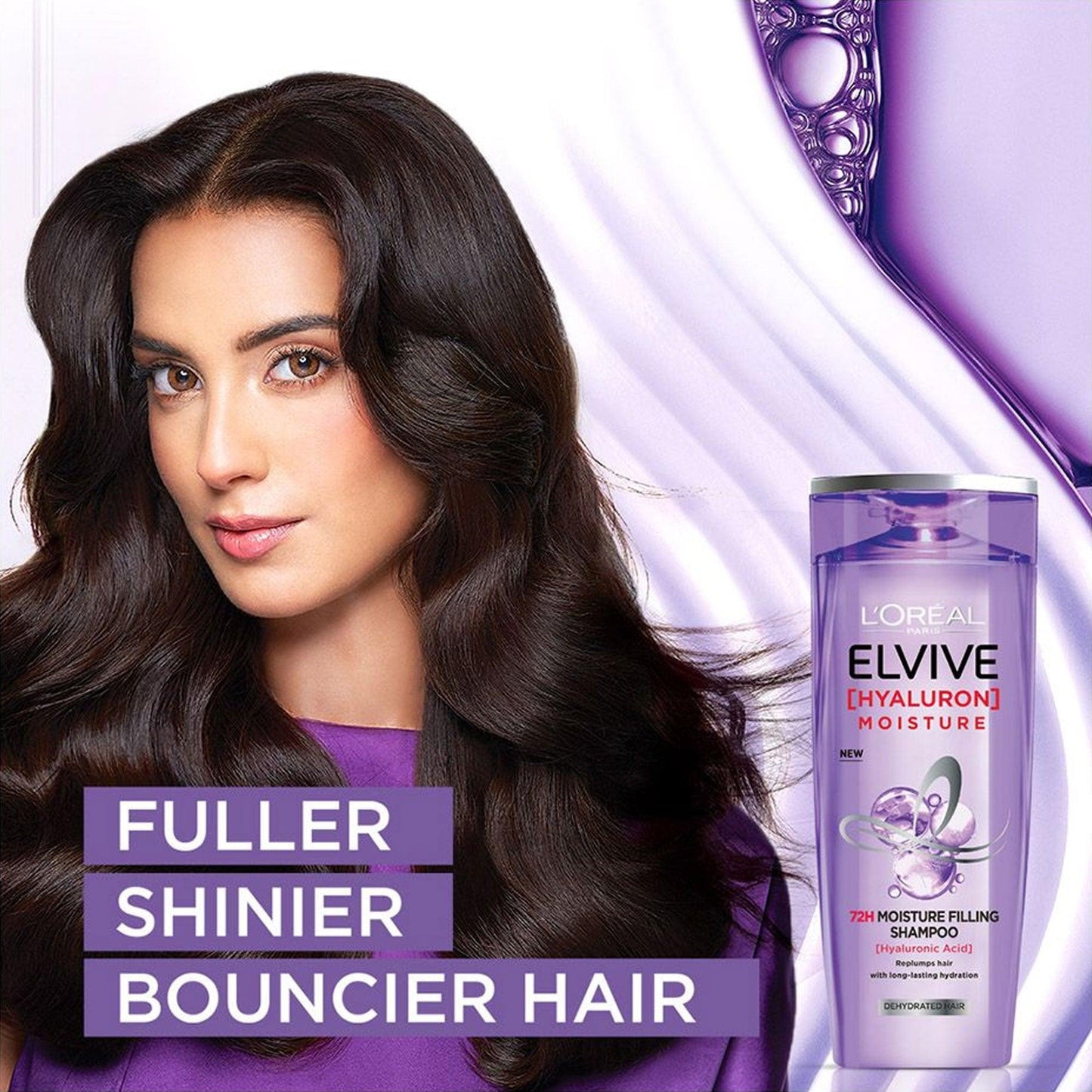 L'Oreal Paris Elvive Hyaluron 72H Moisture Filling Shampoo 175ml - TheSkinFit