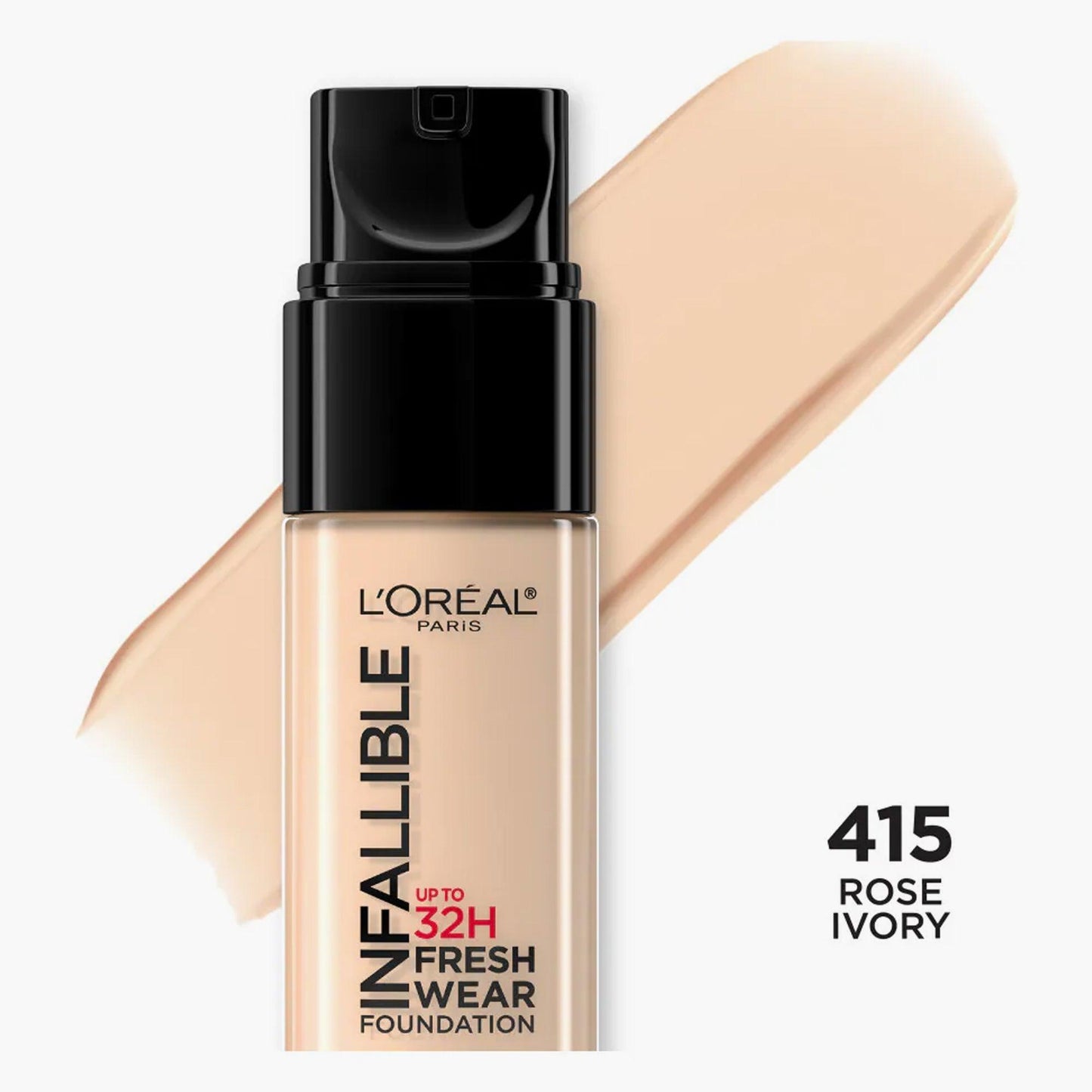 L’Oreal Paris Infallible 24 Hour Fresh Wear Foundation Lightweight 415 Rose Ivory 30ml - TheSkinFit