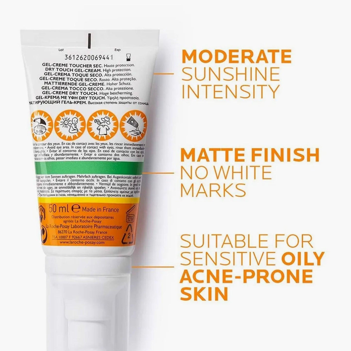La Roche-Posay Anthelios Anti-Shine Gel-Cream SPF50+ PA++++ 50ml - TheSkinFit