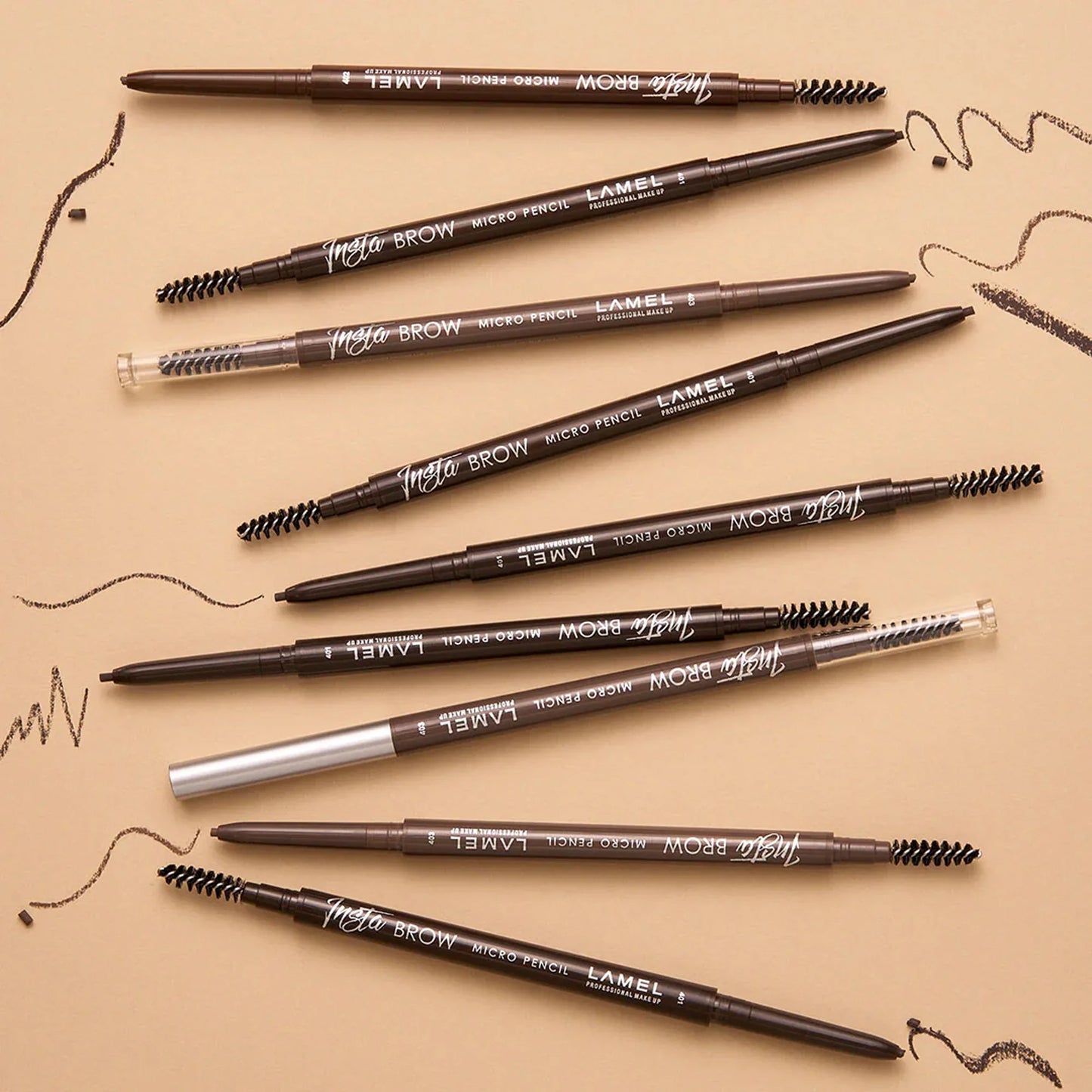 Lamel Insta Brow Micro Pencil 401 Espresso 0.12gm