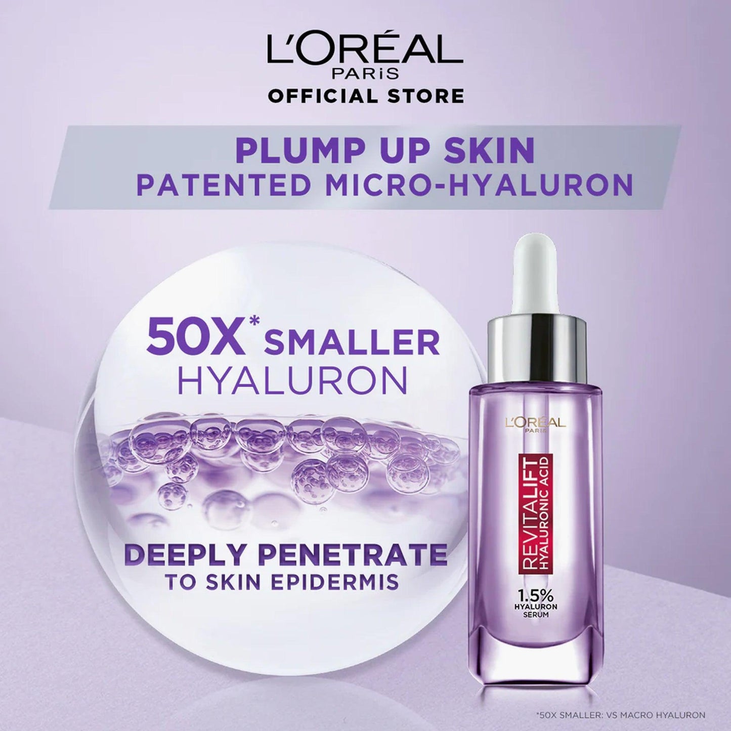 L'Oreal Paris Revitalift 1.5% Hyaluronic Acid Serum 30ml - TheSkinFit