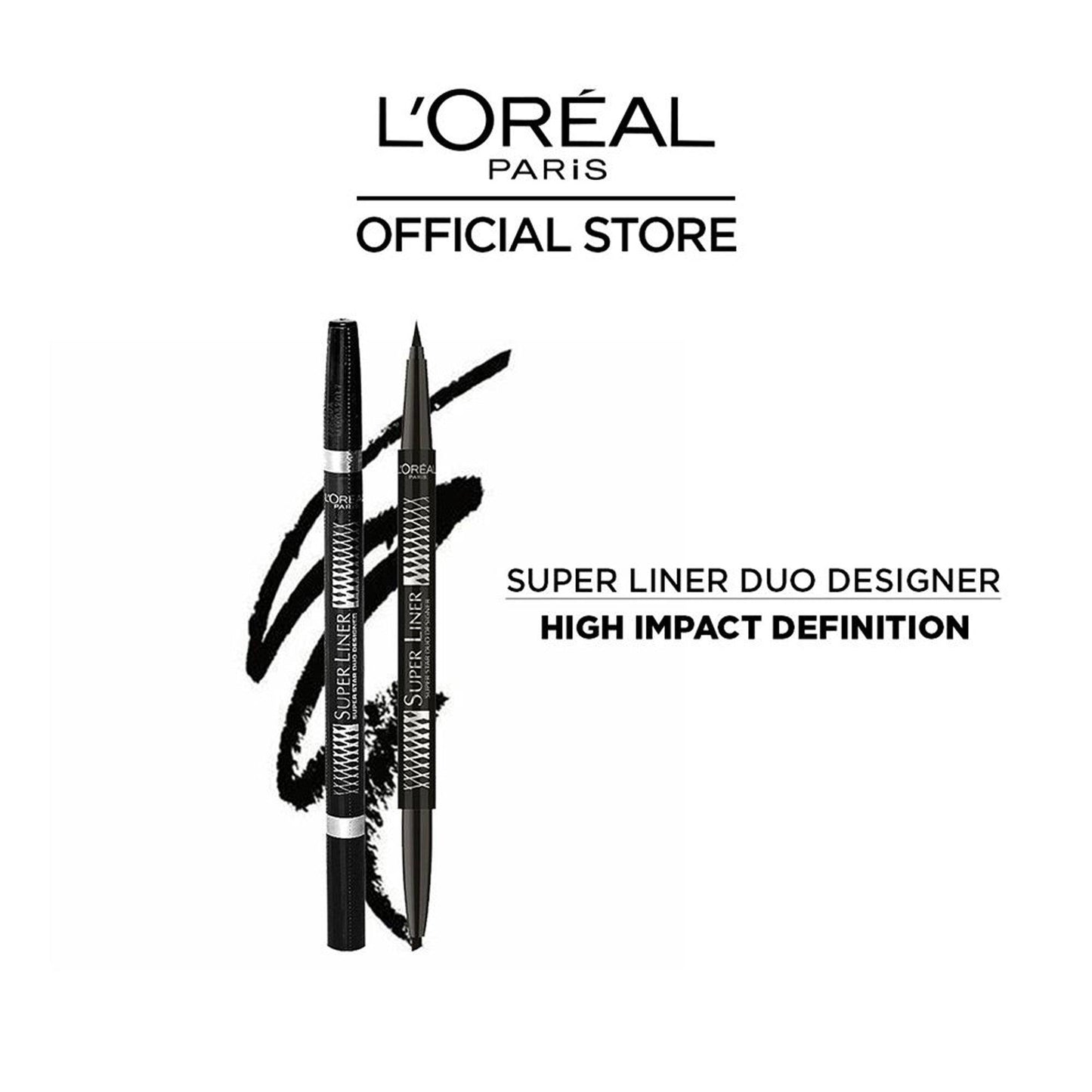 L'Oreal Paris Super Line Super Star Duo Designer Eyeliner 1 Piece - TheSkinFit