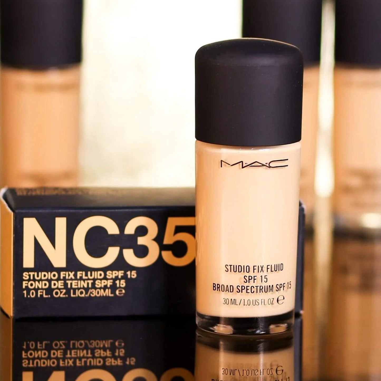 Mac Studio Fix Fluid SPF15 Foundation NC35 30ml - TheSkinFit