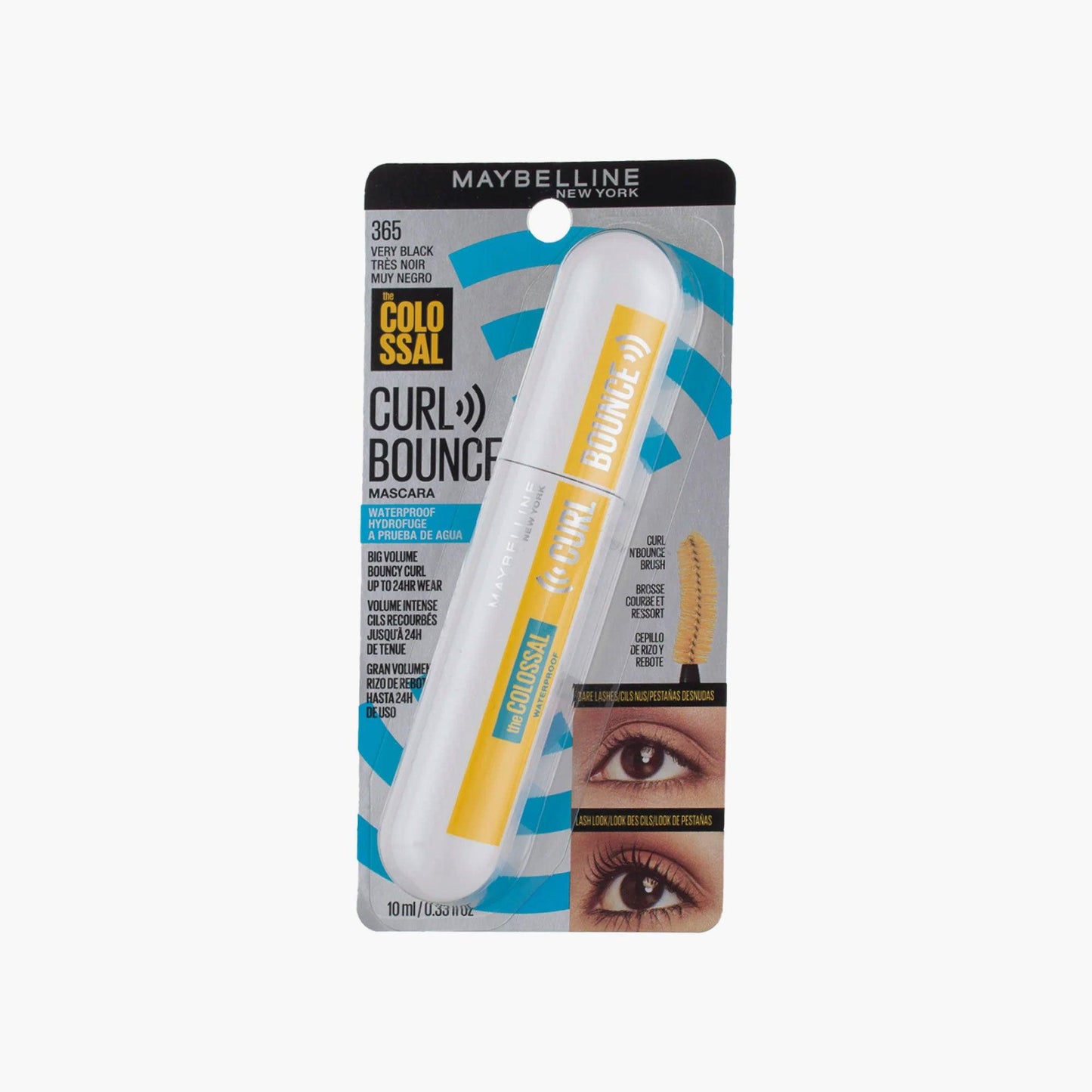 Maybelline Colossal Curl Bounce Mascara Very Black 10ml - TheSkinFit