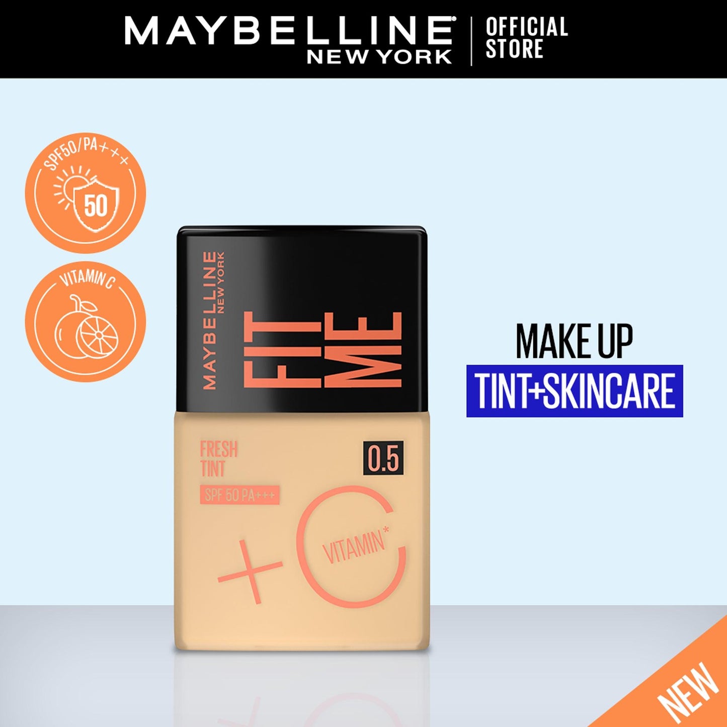 Maybelline Fit Me Fresh Tint SPF50 + Vitamin C 0.5 30ml - TheSkinFit