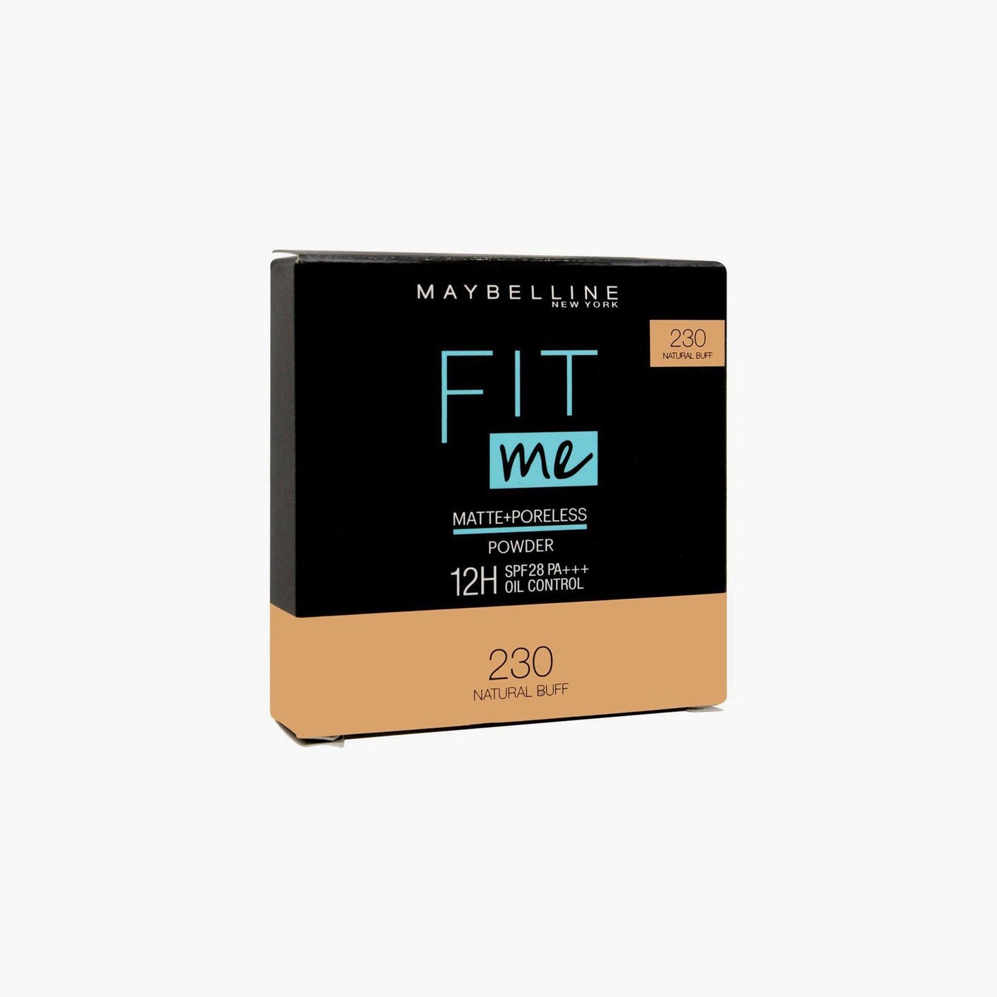 Maybelline New York Fit Me Matte+Poreless Powder 12H SPF28 PA+++ Oil Control 230 Natural Buff 6gm - TheSkinFit