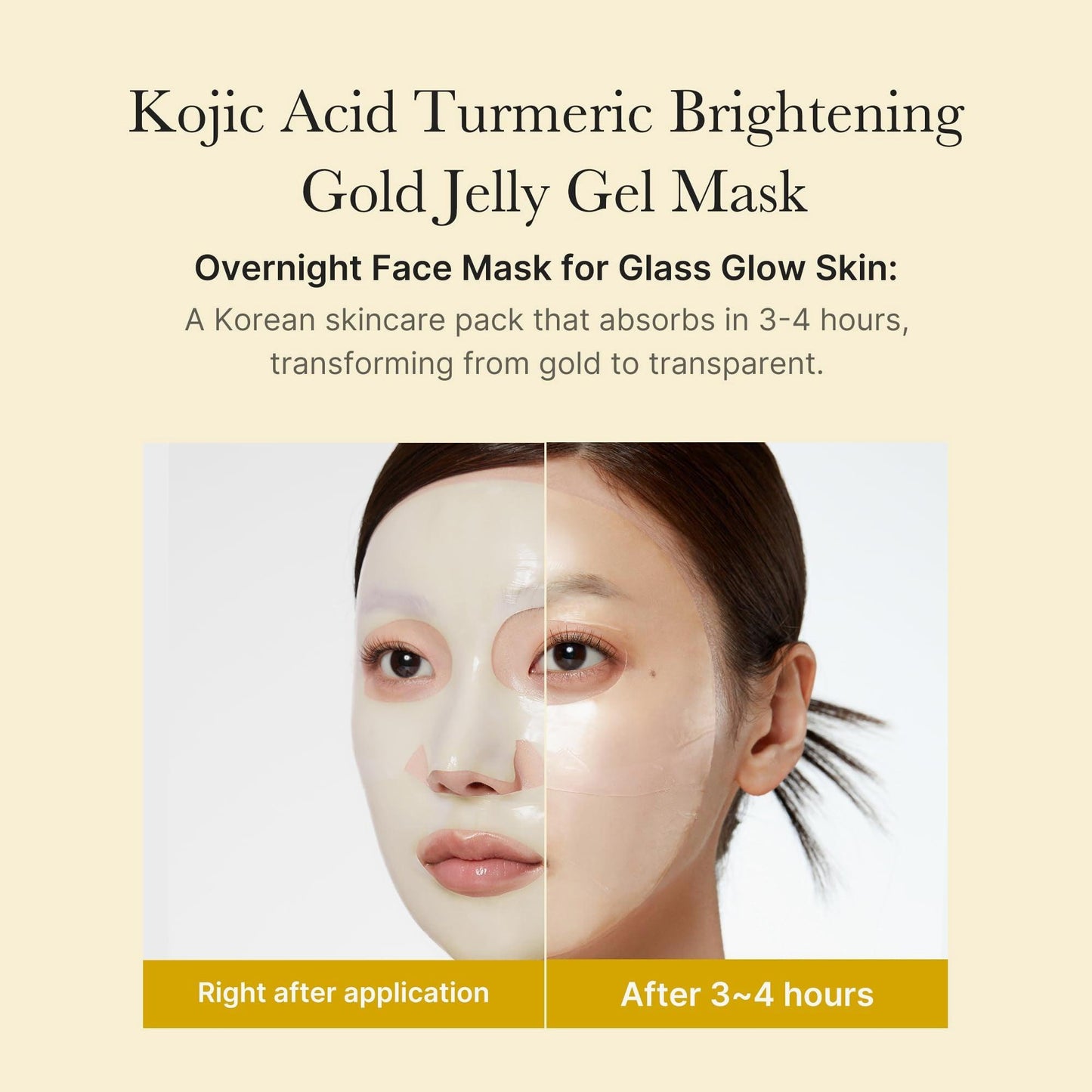 Medicube Kojic Acid Turmeric Brightening Gel Mask 1 Piece - TheSkinFit