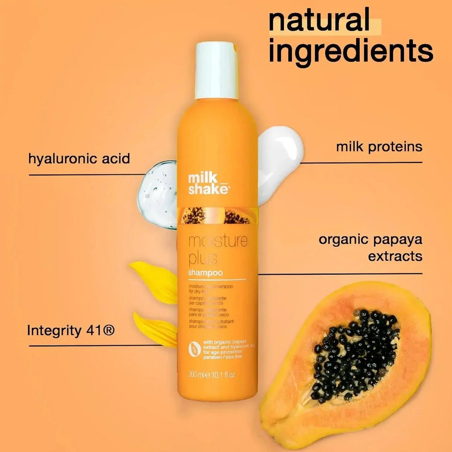 Milkshake Moisture Plus Shampoo 300ml - TheSkinFit