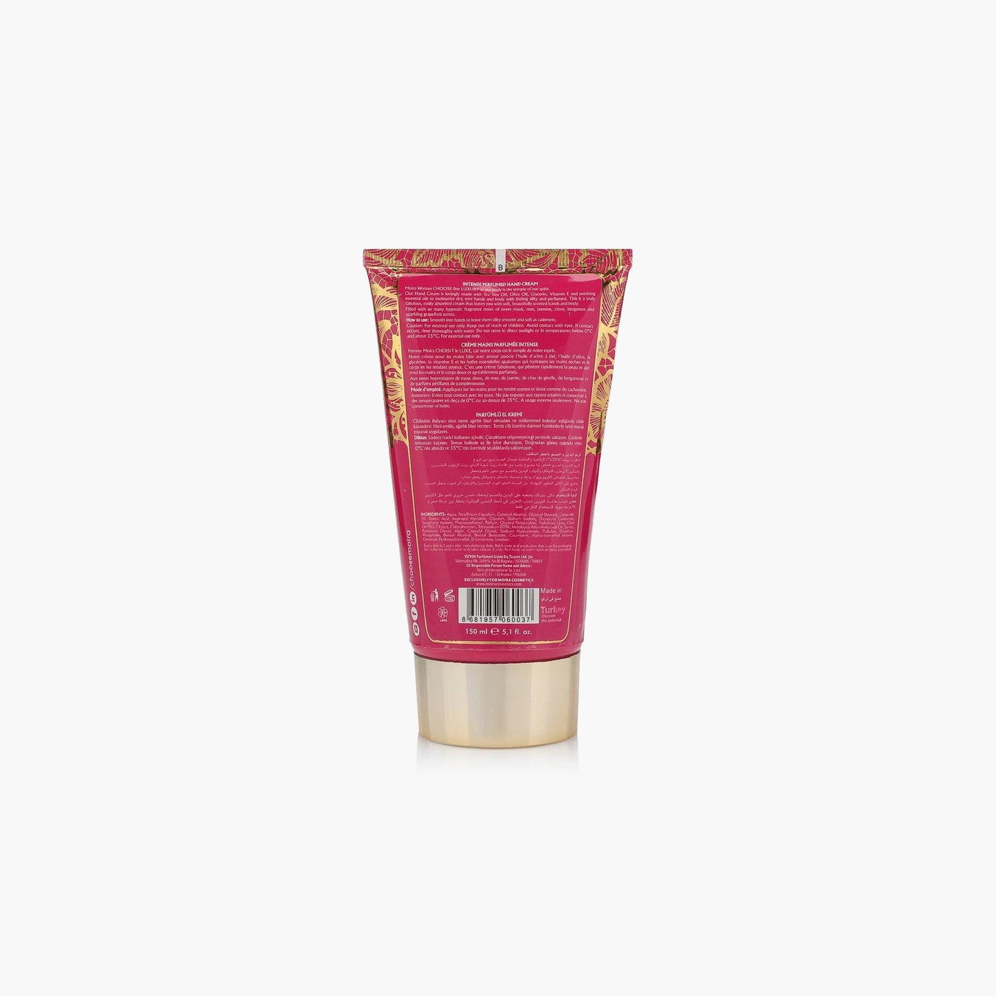 Moira Cosmetics Choose Luxury Hand & Body Cream 150ml - TheSkinFit