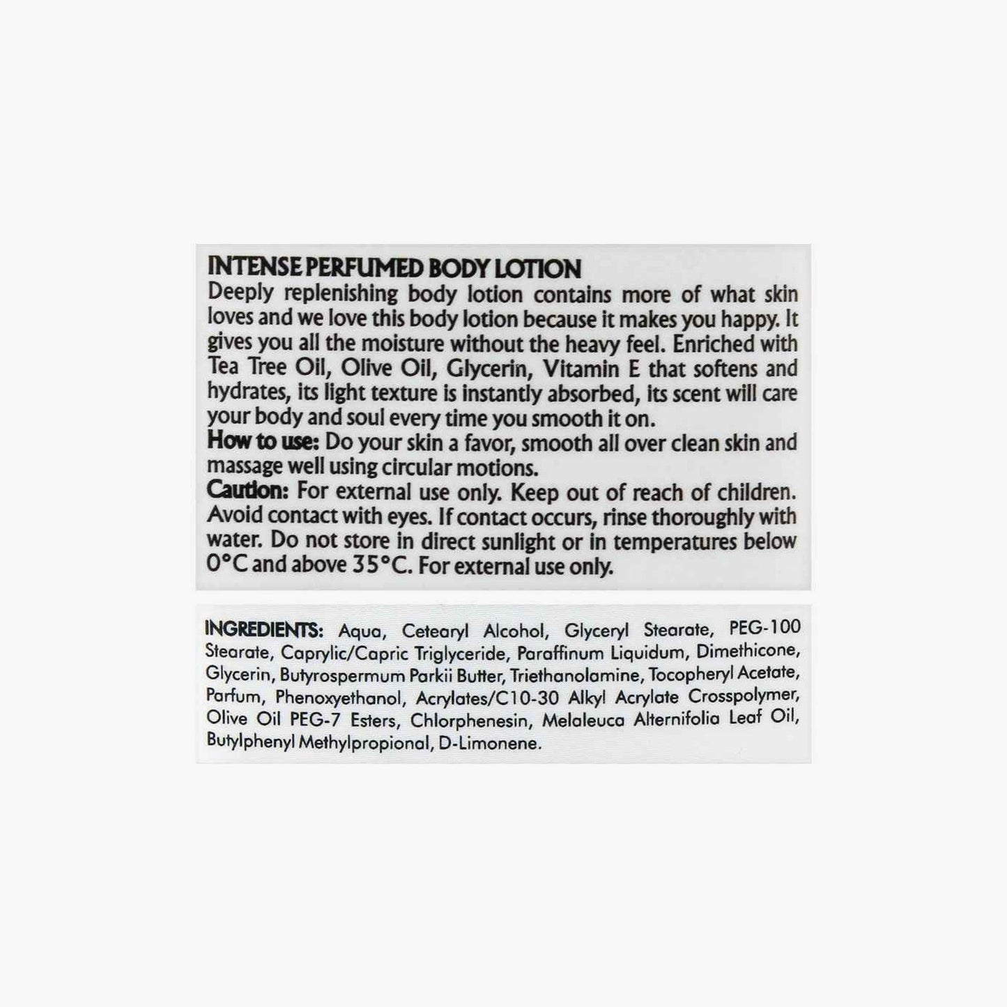 Moira Cosmetics New You Intense Perfume Body Lotion 400ml - TheSkinFit