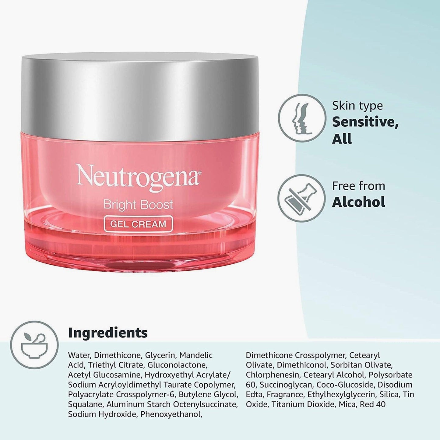 Neutrogena Bright Boost Gel Cream 50ml - TheSkinFit